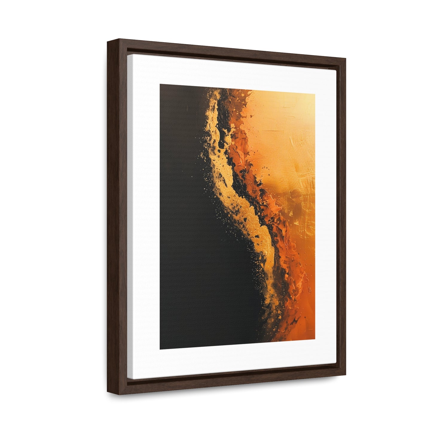 Yin Yang Shore - Framed Canvas Wall Art