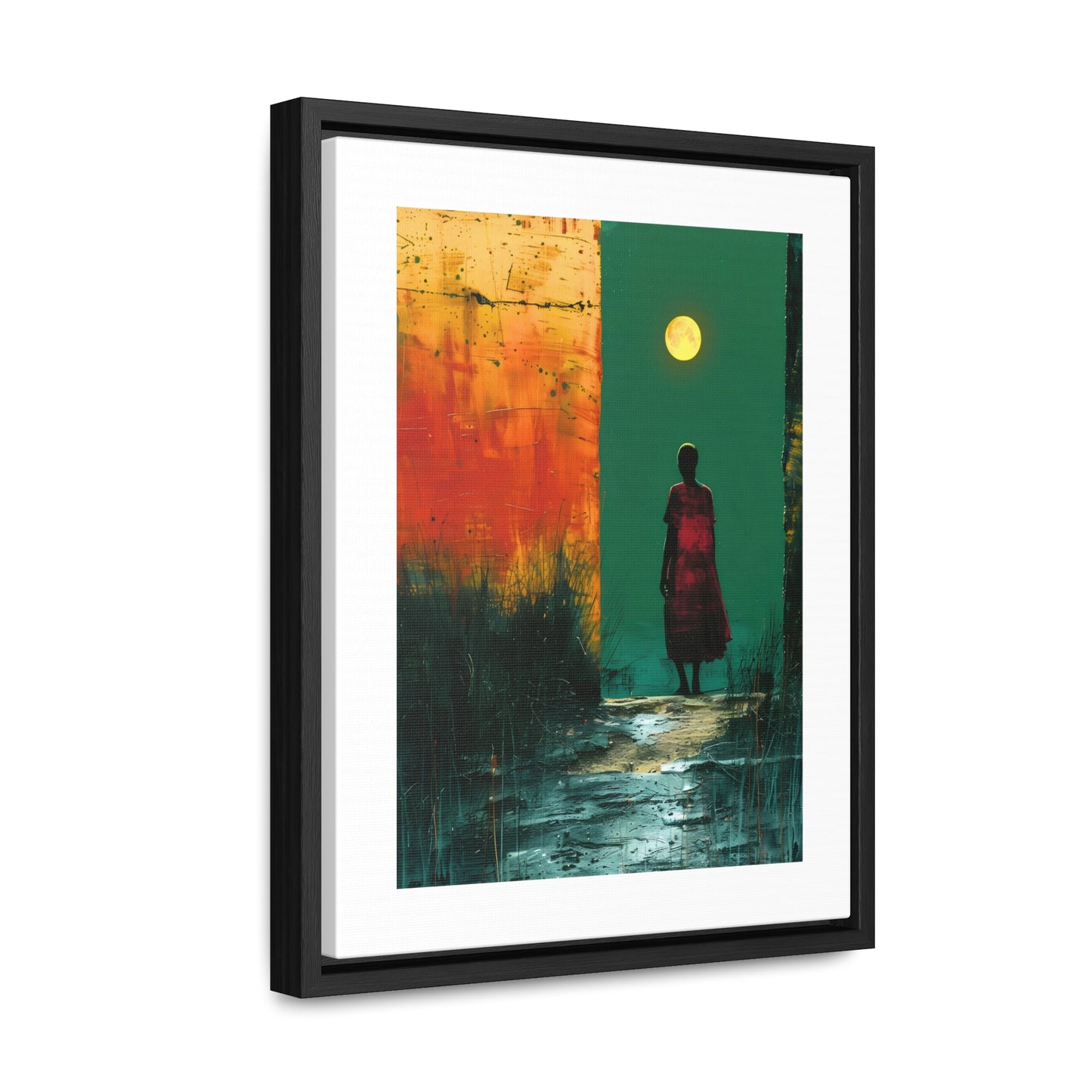 Turned the Corner - Framed Canvas Wall Art
