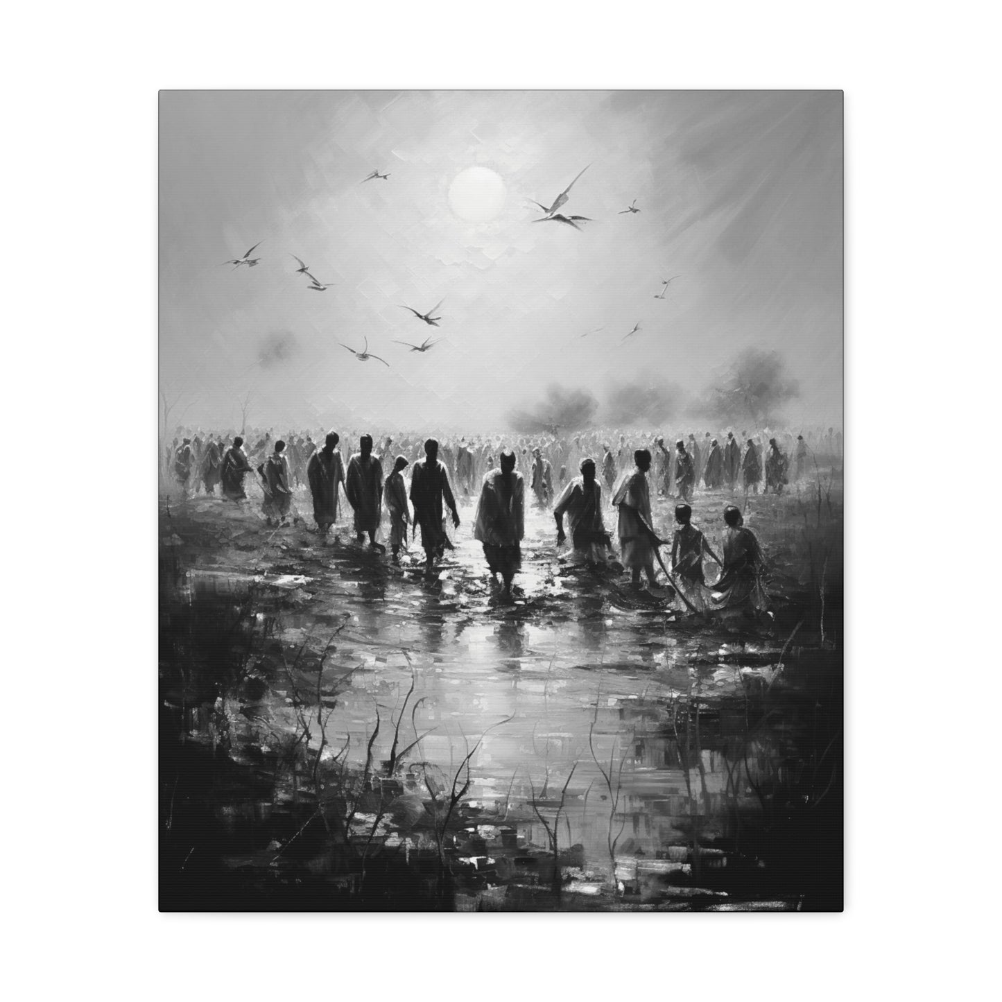 Exodus - Canvas b&w Wall Art