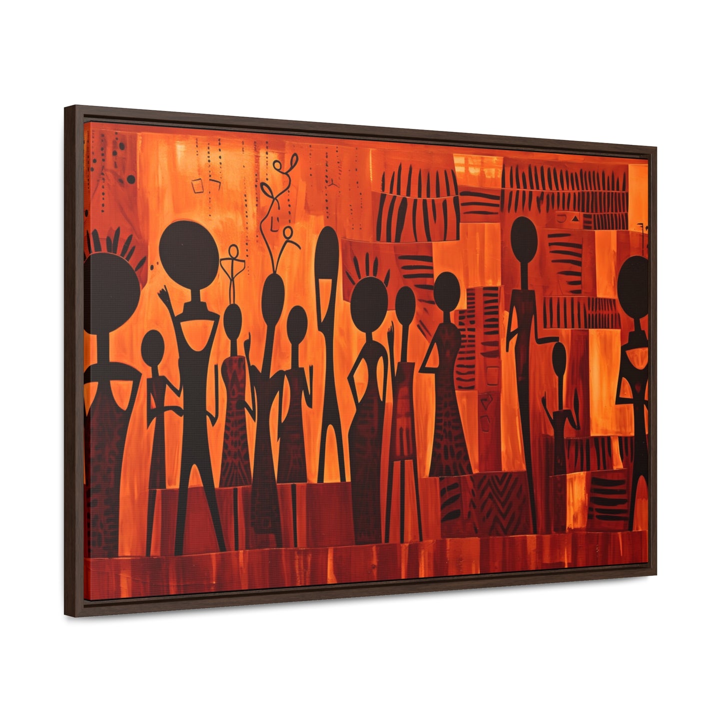 Harmony Unveiled - Framed Canvas Wall Art