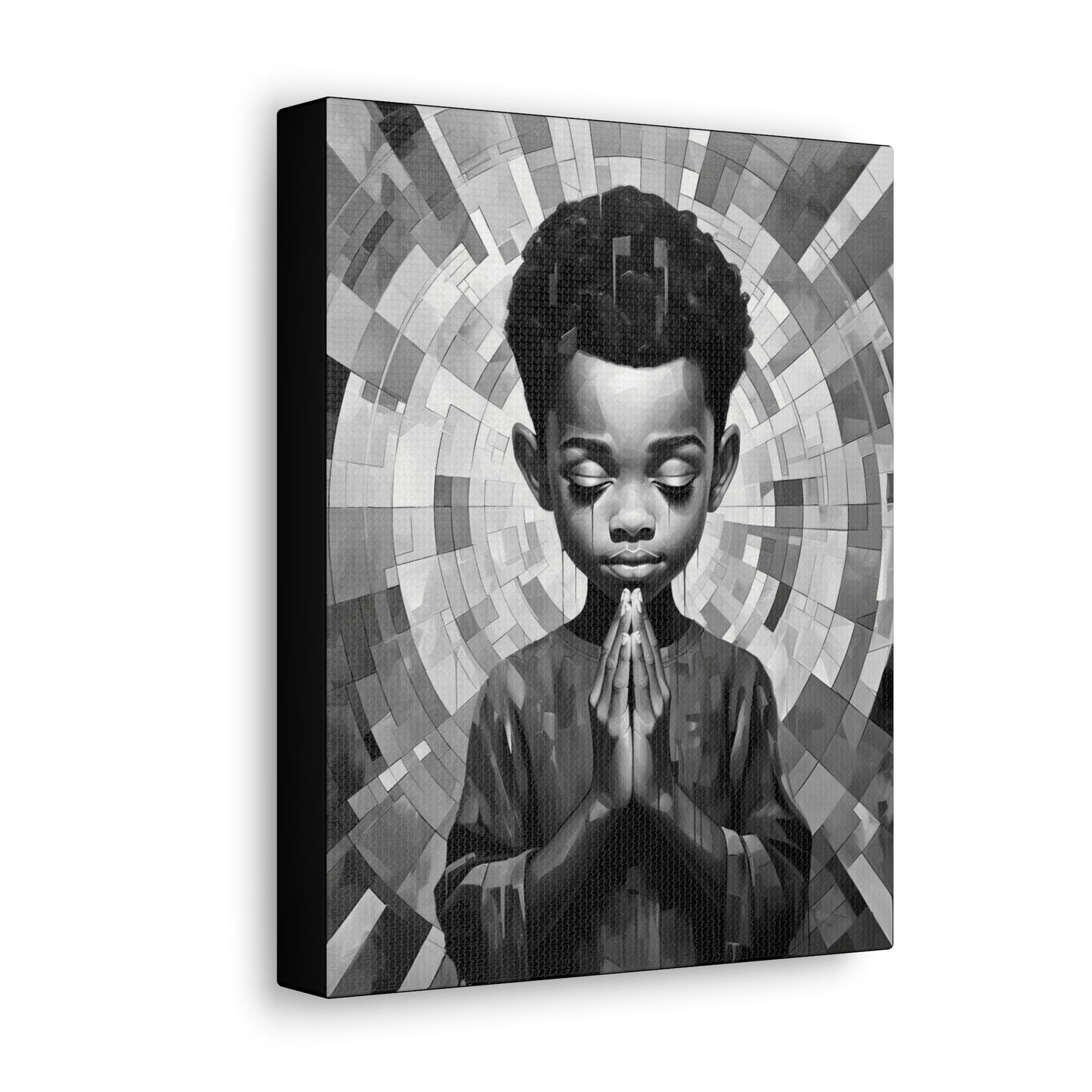 Radiance of Grace - Canvas b&w Wall Art