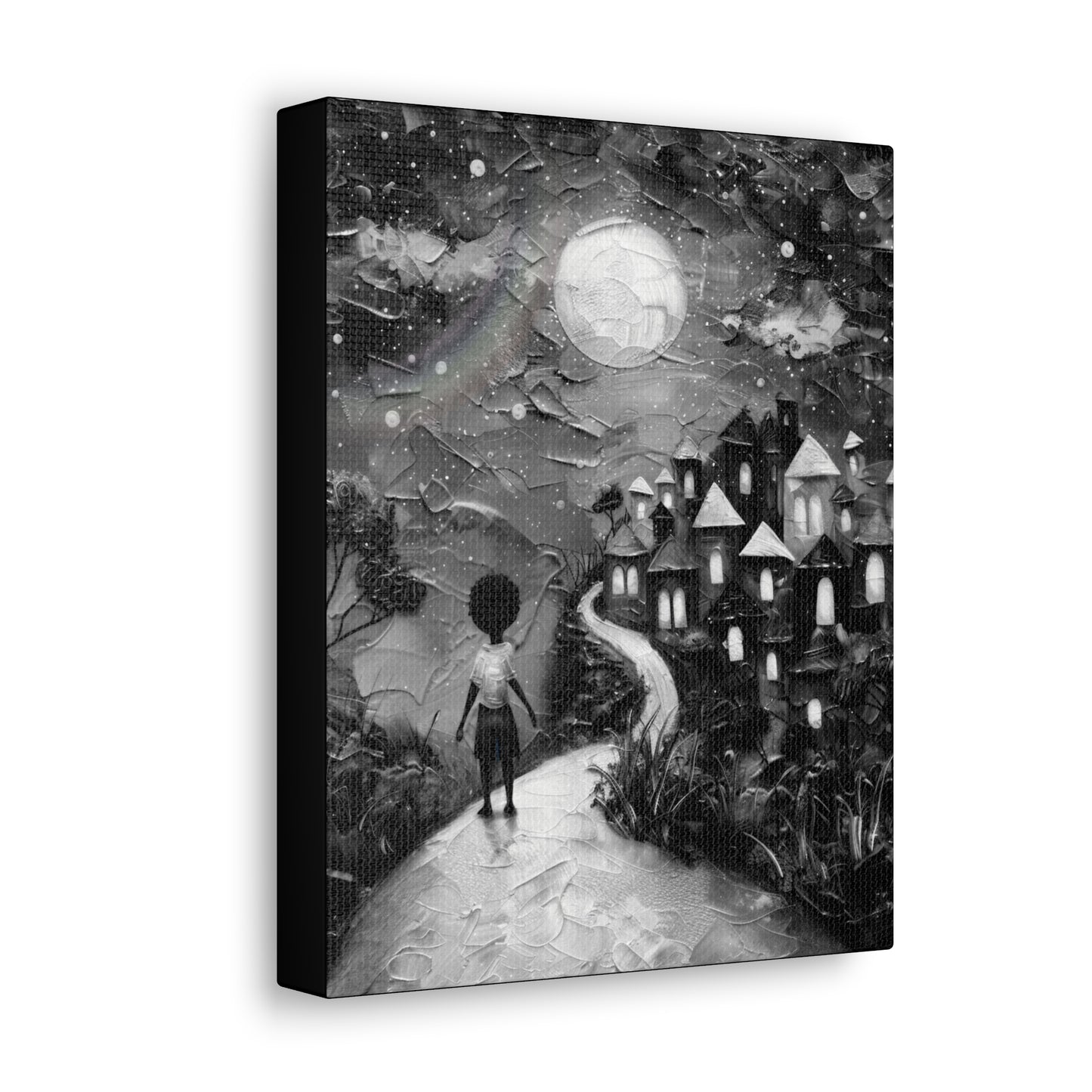 Path to Abundance II - Canvas b&w Wall Art
