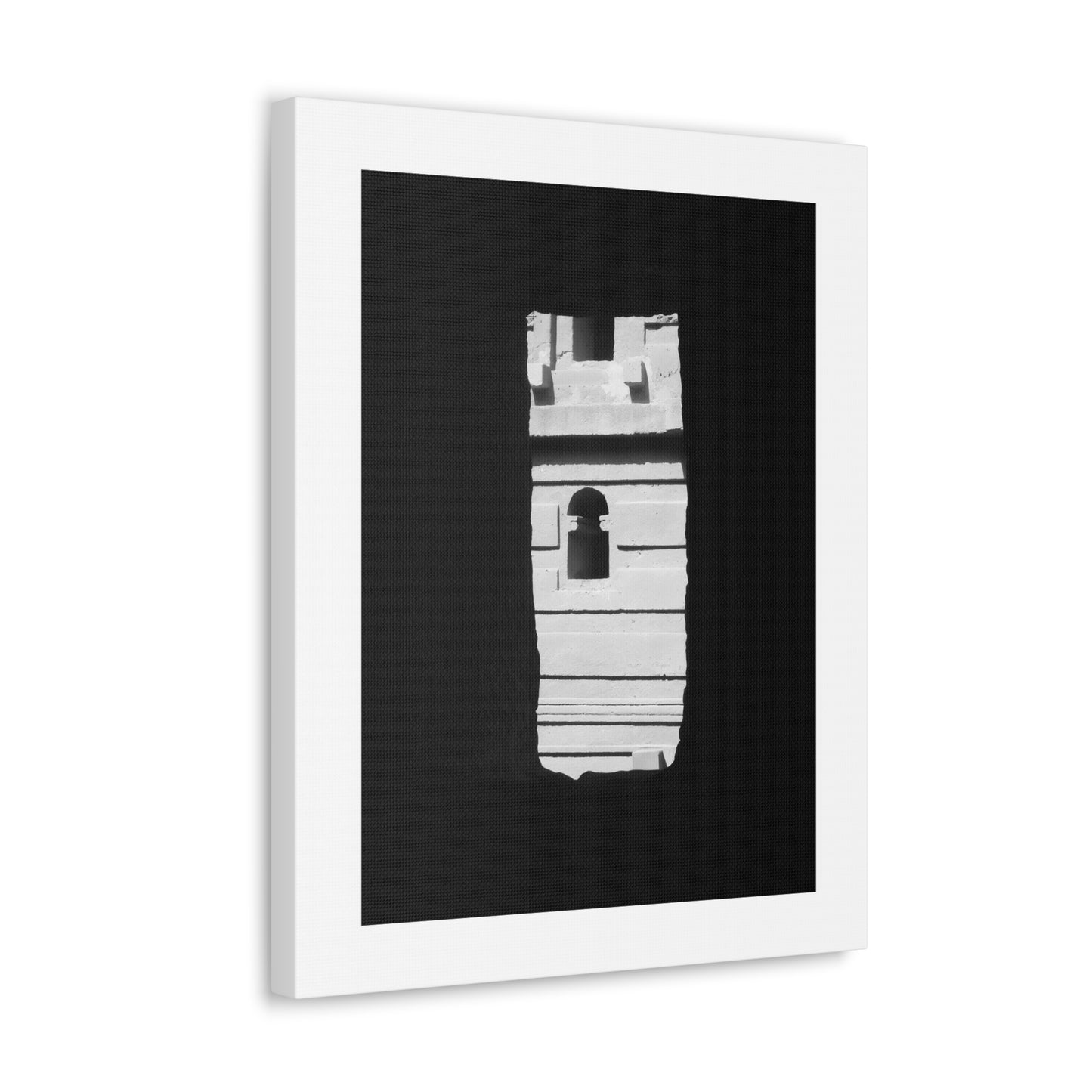 Sacred Portal - Canvas Photography b&w