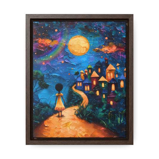 Path to Abundance I - Framed Canvas Wall Art