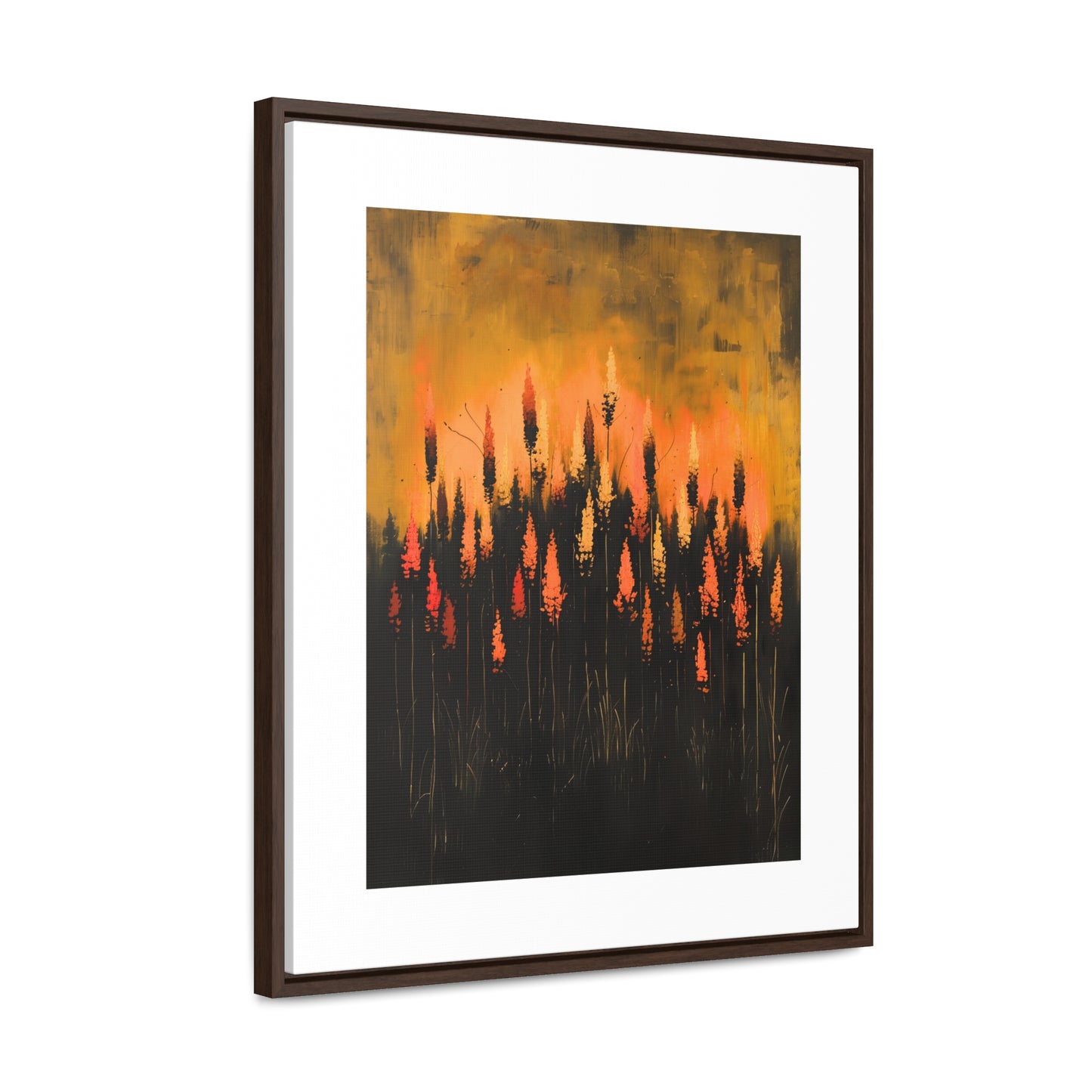 The Calm Before the Bloom - Framed Canvas Wall Art