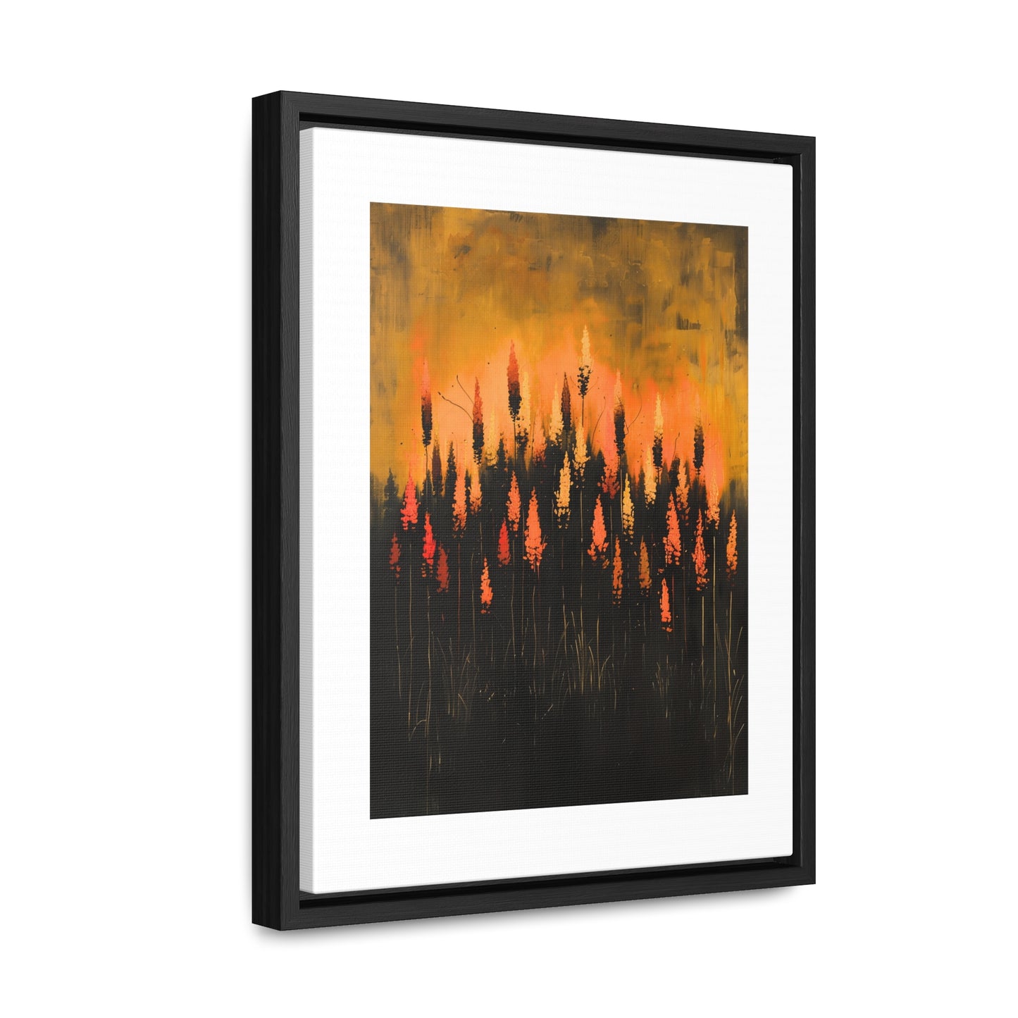 The Calm Before the Bloom - Framed Canvas Wall Art