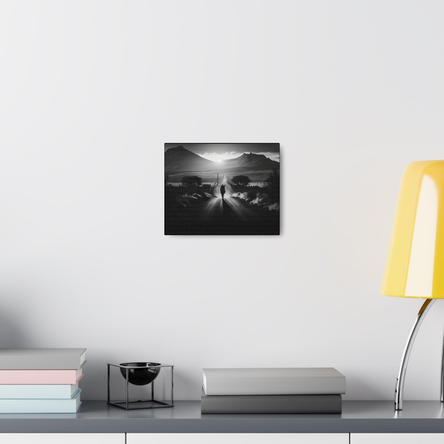 Not without purpose - Canvas b&w Wall Art