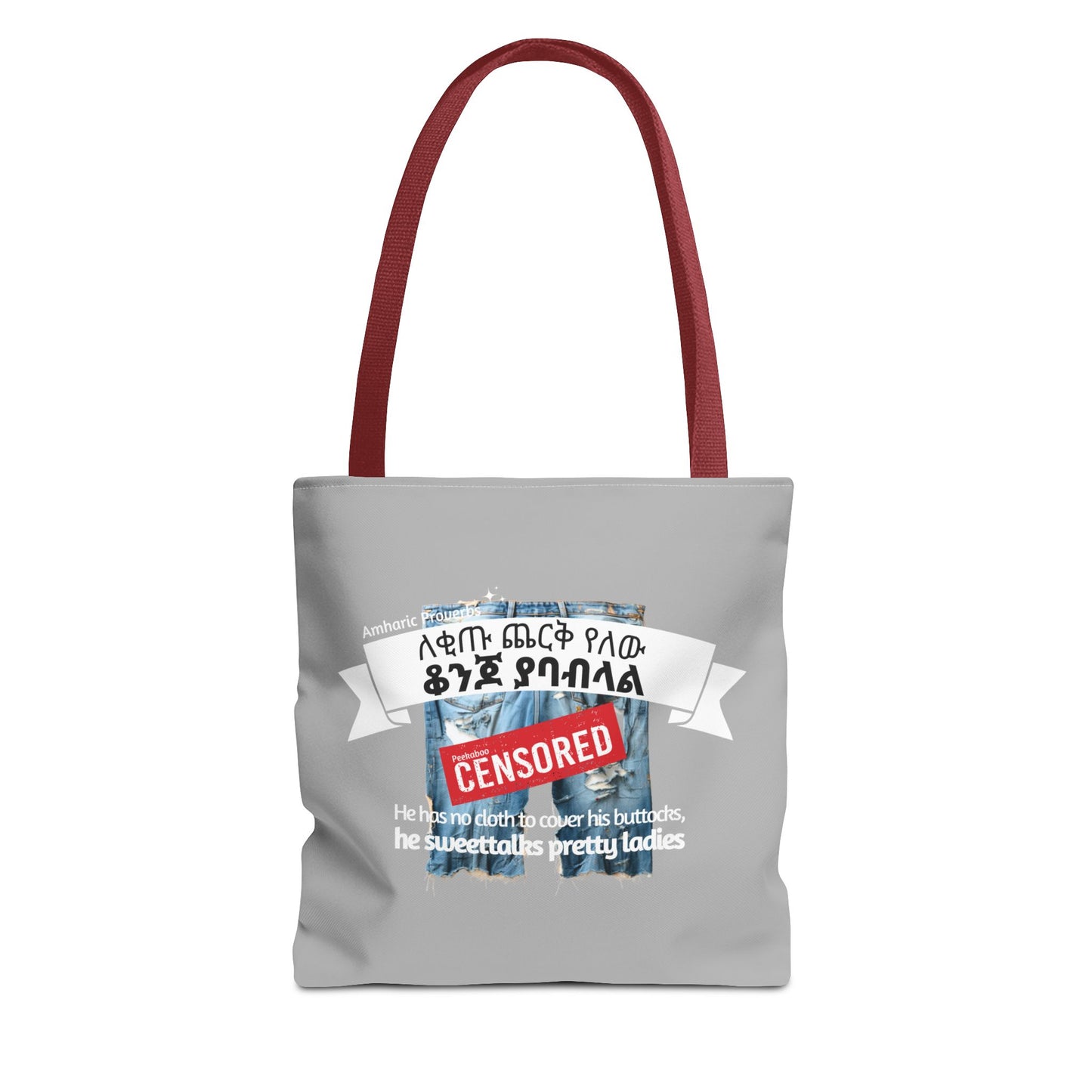 Naughty Proverbs Tote Bag Donkeys & Buttocks