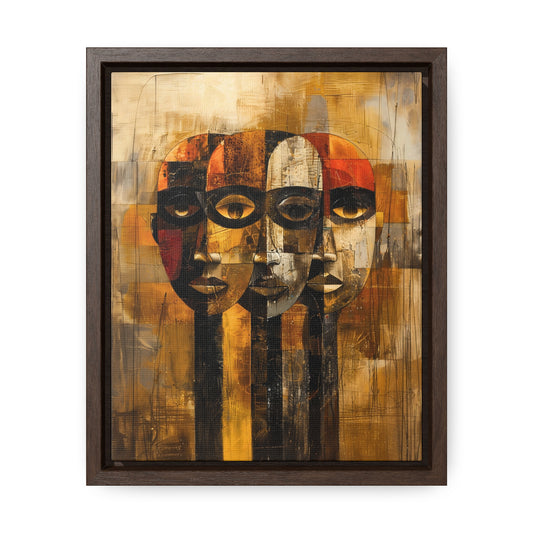 Beneath the Veil - Framed Canvas Wall Art