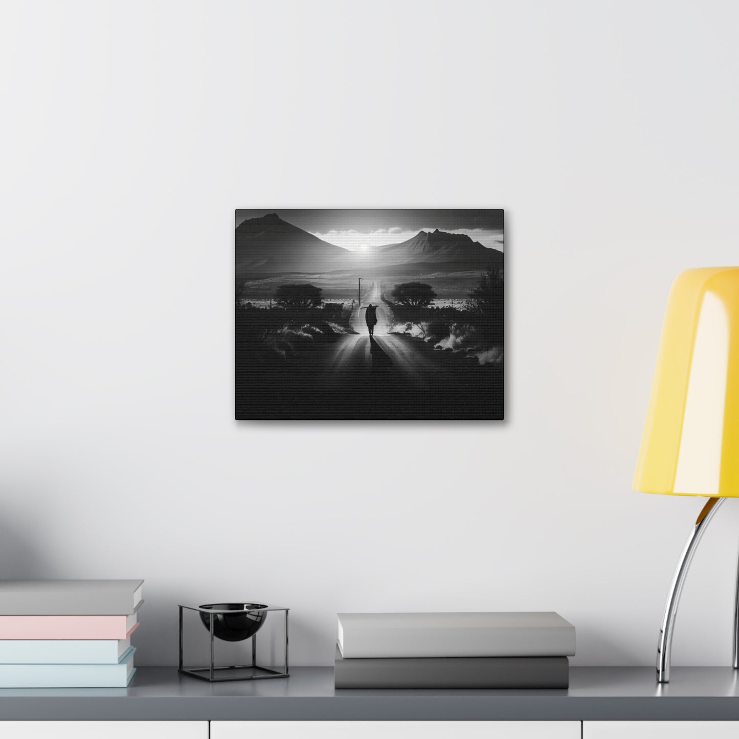 Not without purpose - Canvas b&w Wall Art
