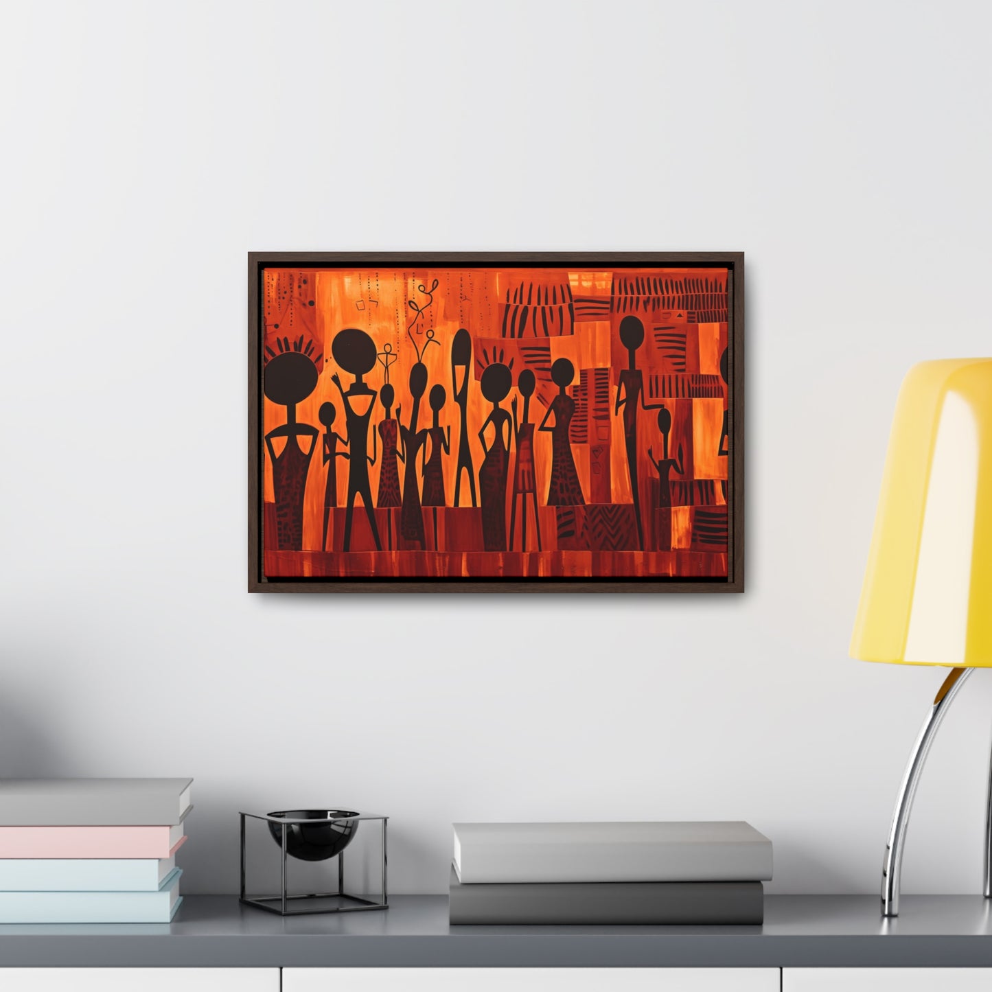 Harmony Unveiled - Framed Canvas Wall Art