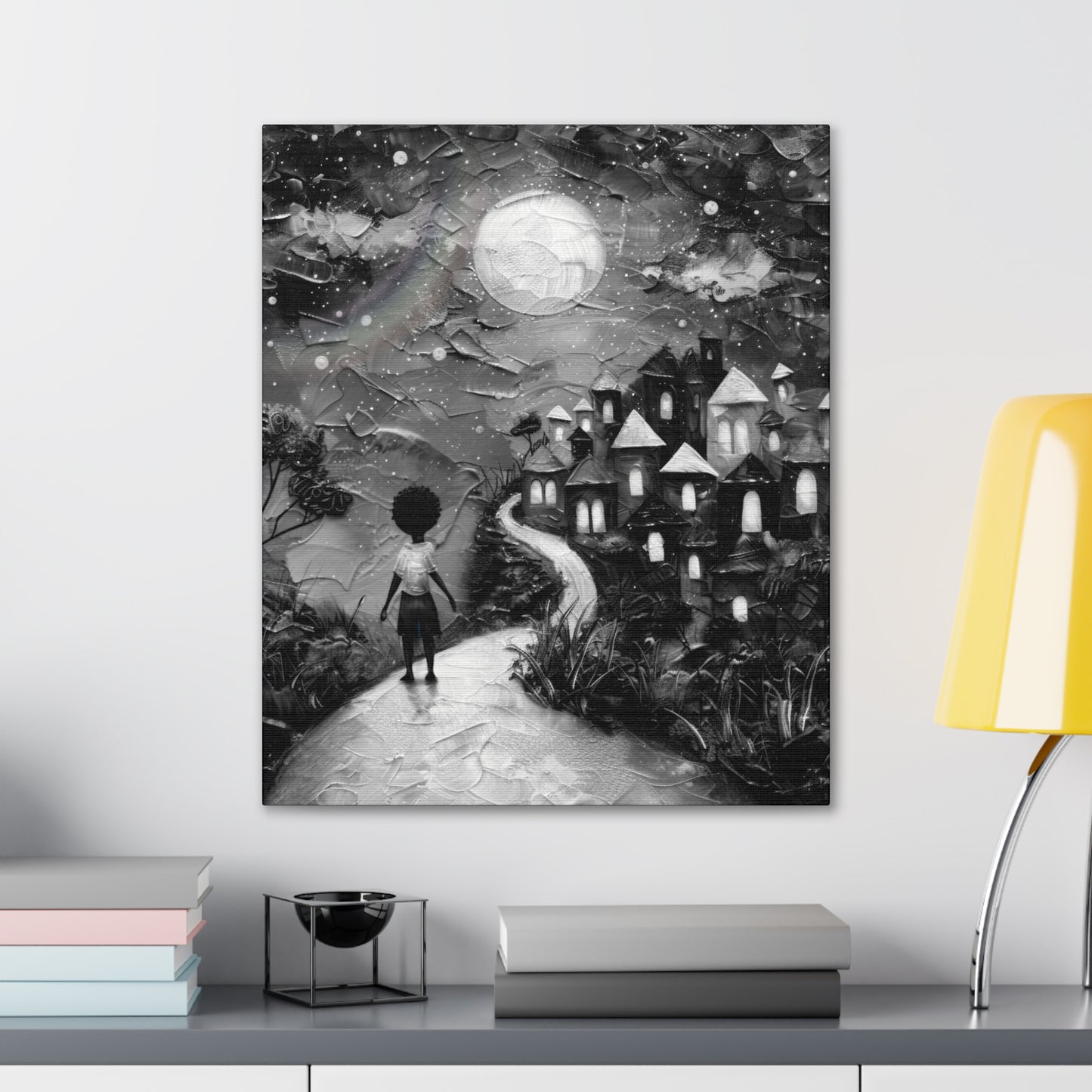 Path to Abundance II - Canvas b&w Wall Art