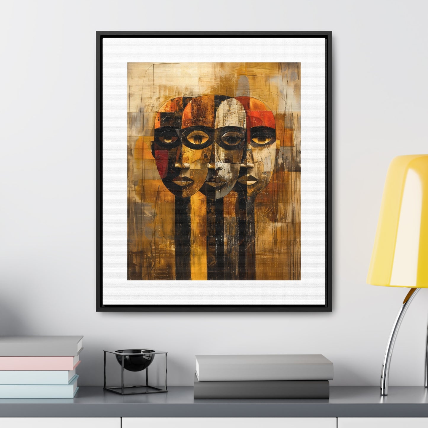 Beneath the Veil - Framed Canvas Wall Art