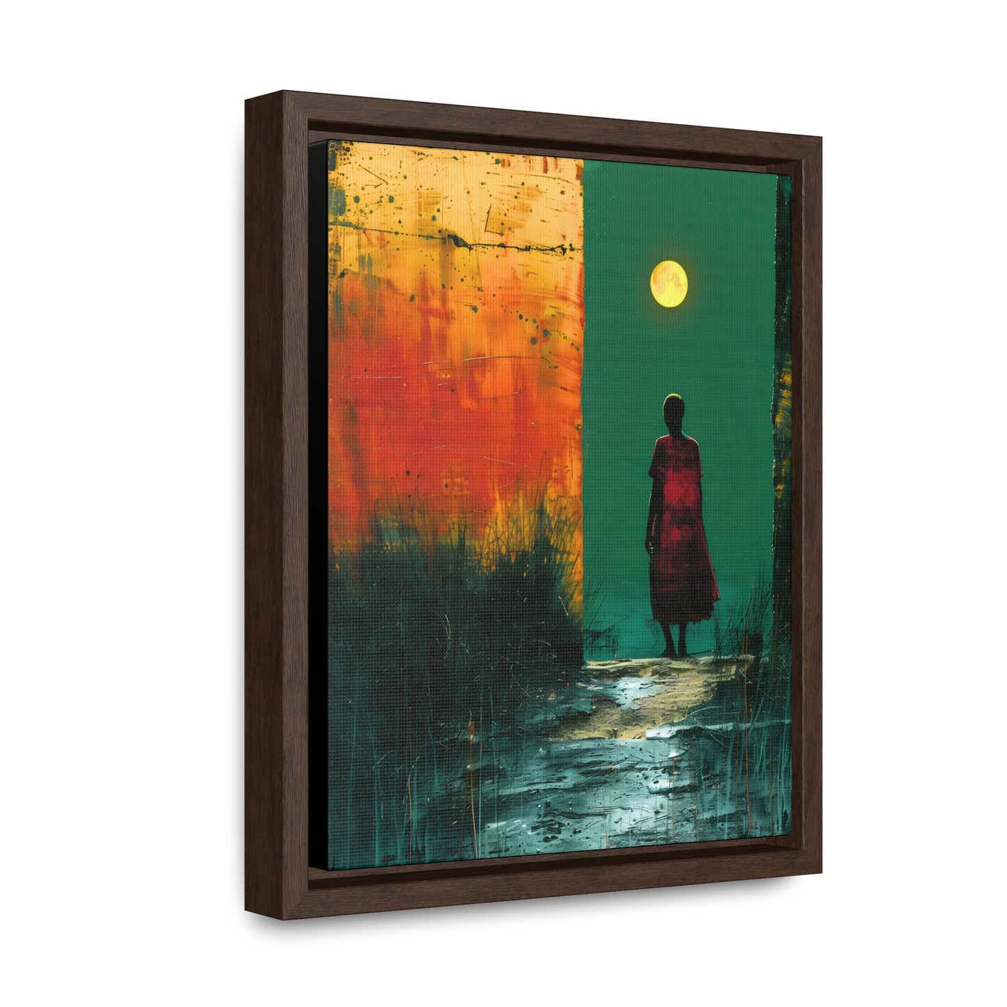 Turned the Corner - Framed Canvas Wall Art