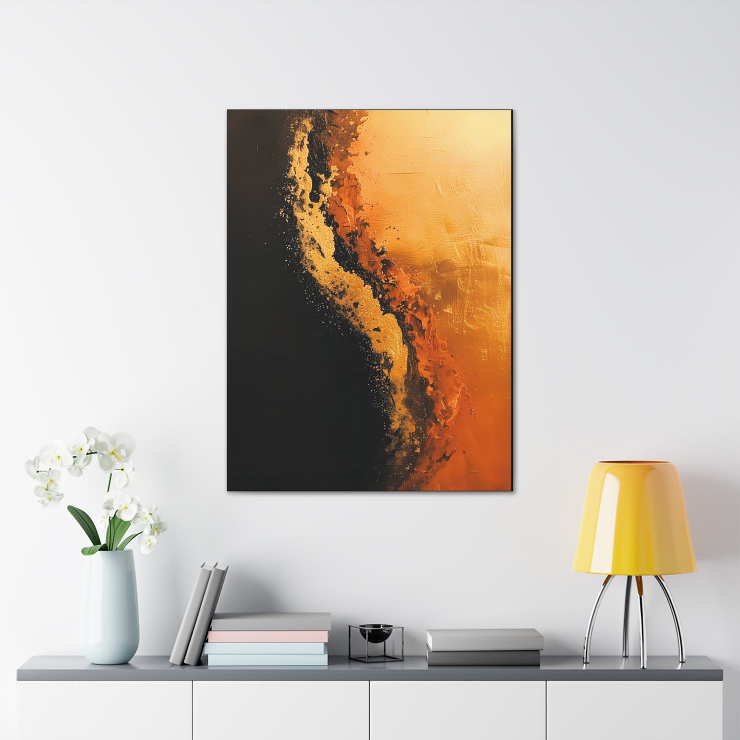 Yin Yang Shore - Canvas Wall Art