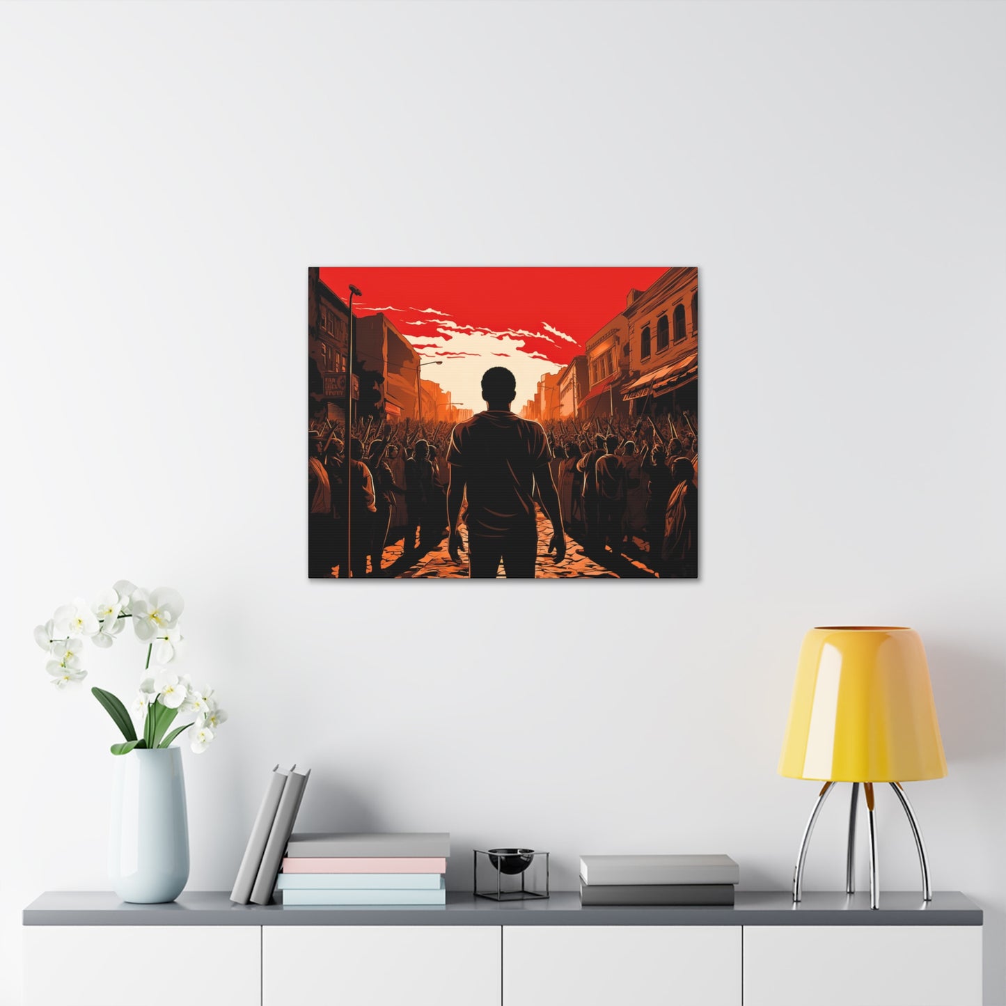 ሳይደፈርስ አይጠራም - Canvas Wall Art