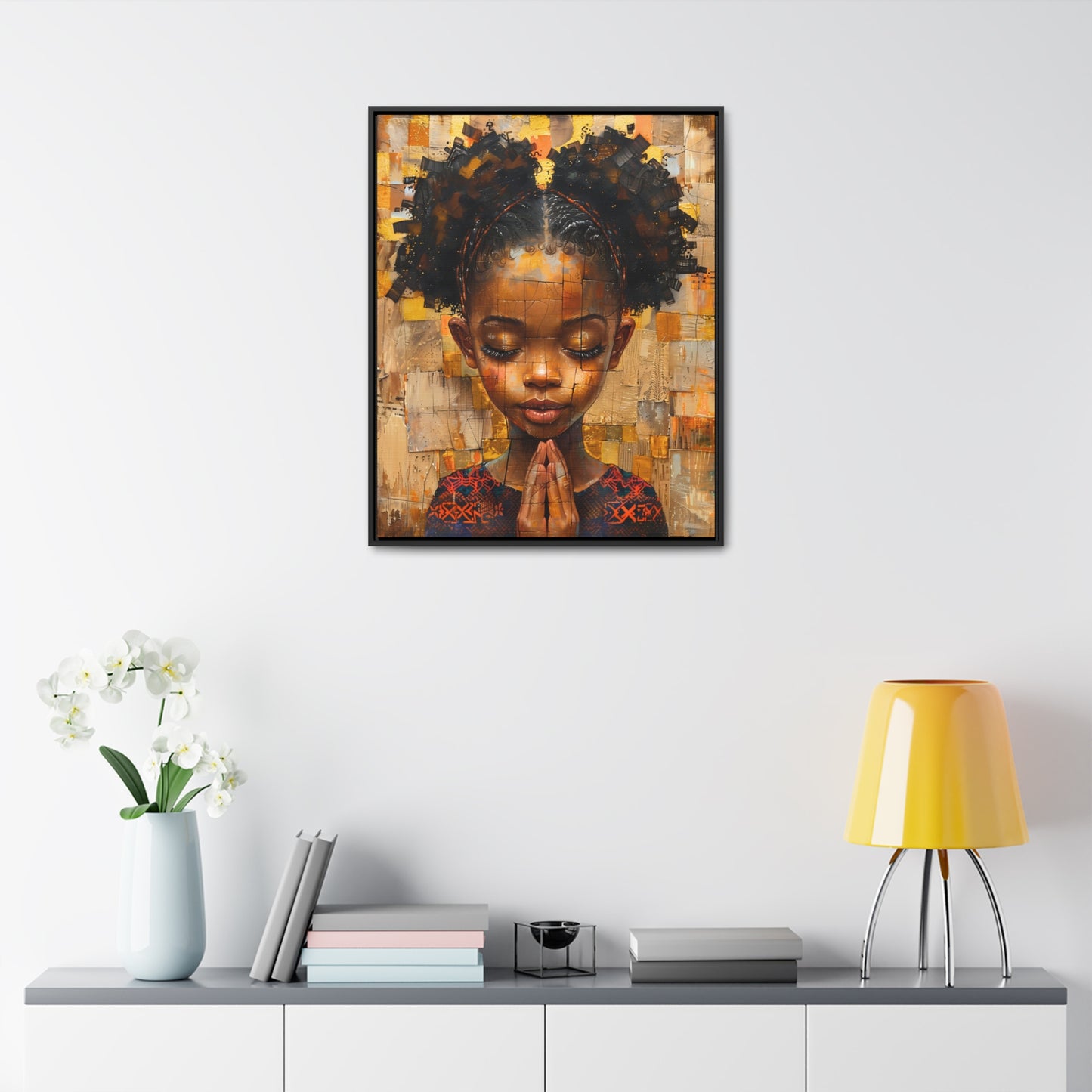 Whispers of Hope - Framed Canvas Wall Art