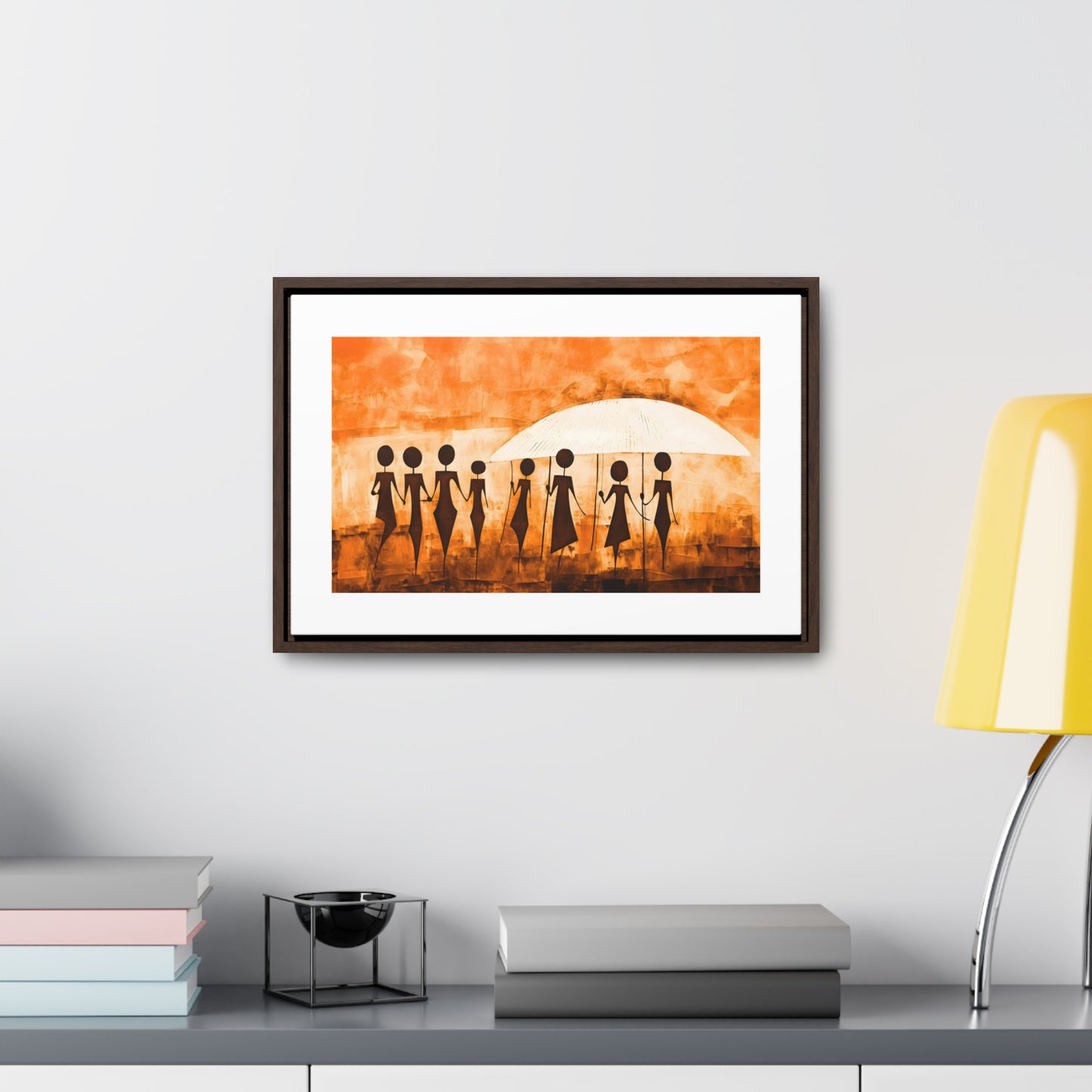 ስንቅ's Divine Design - Framed Canvas Wall Art