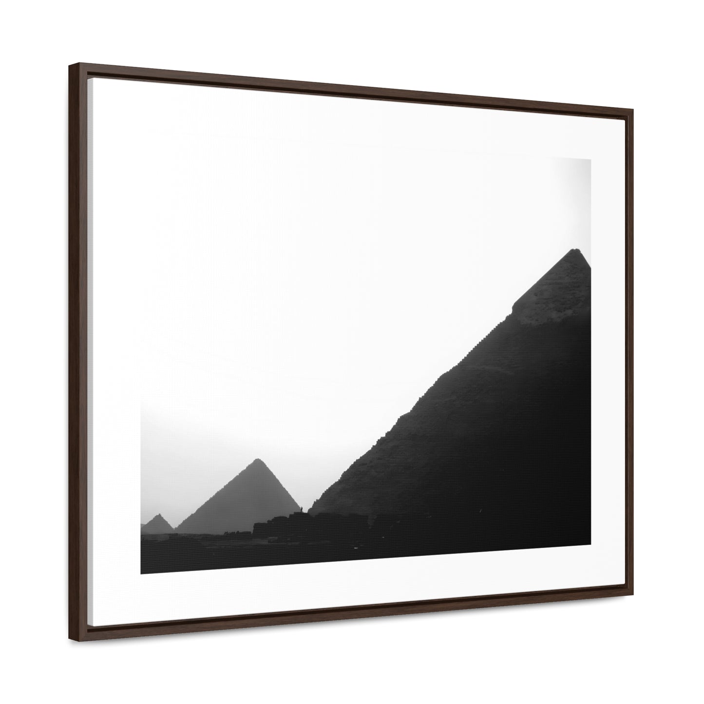 Timeless Echoes - Framed Canvas Photography b&w