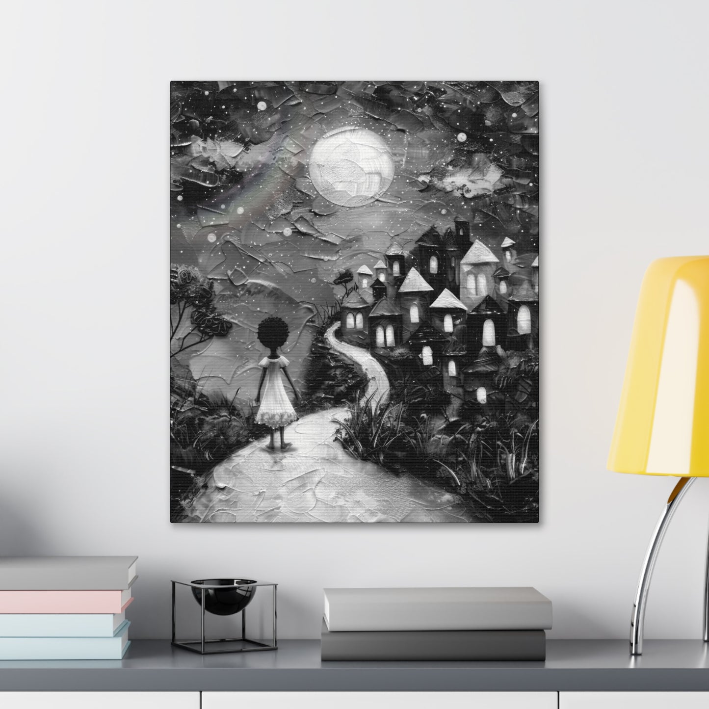 Path to Abundance I - Canvas b&w Wall Art