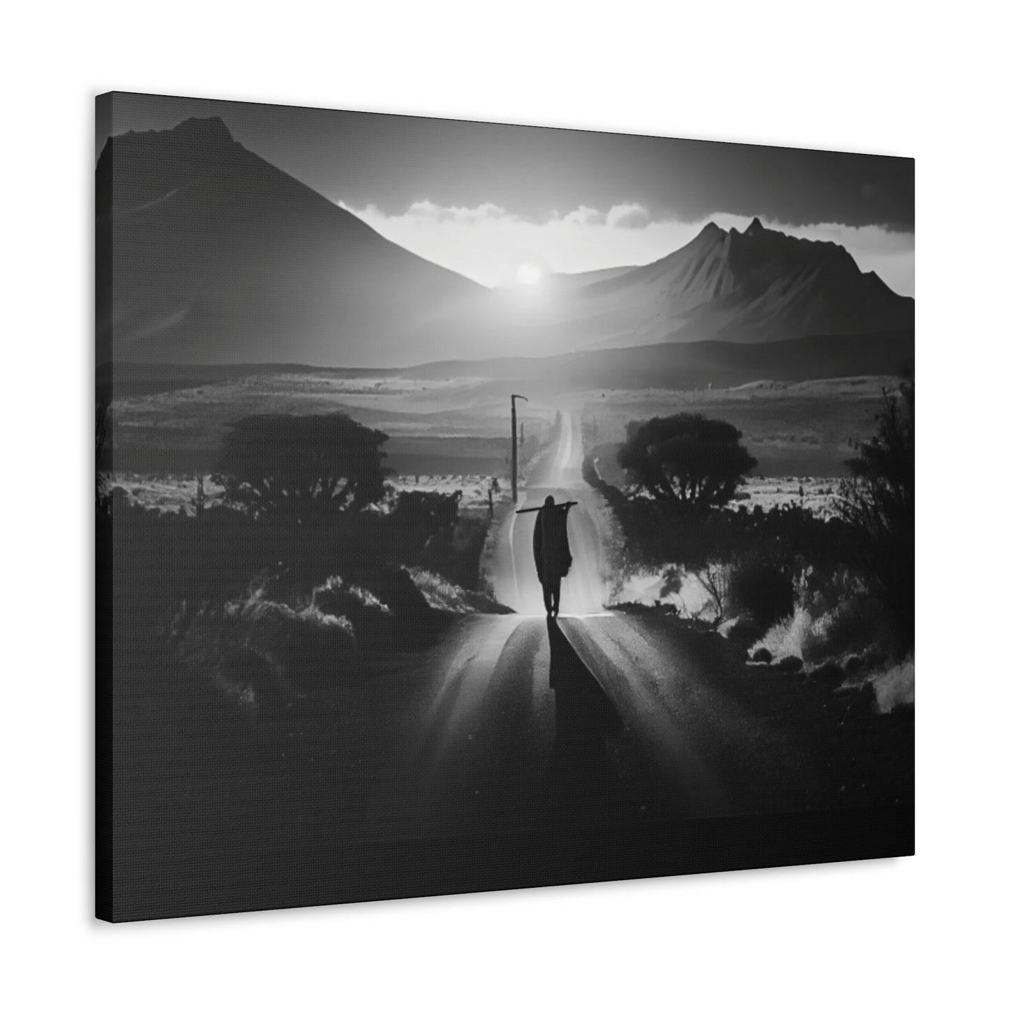 Not without purpose - Canvas b&w Wall Art