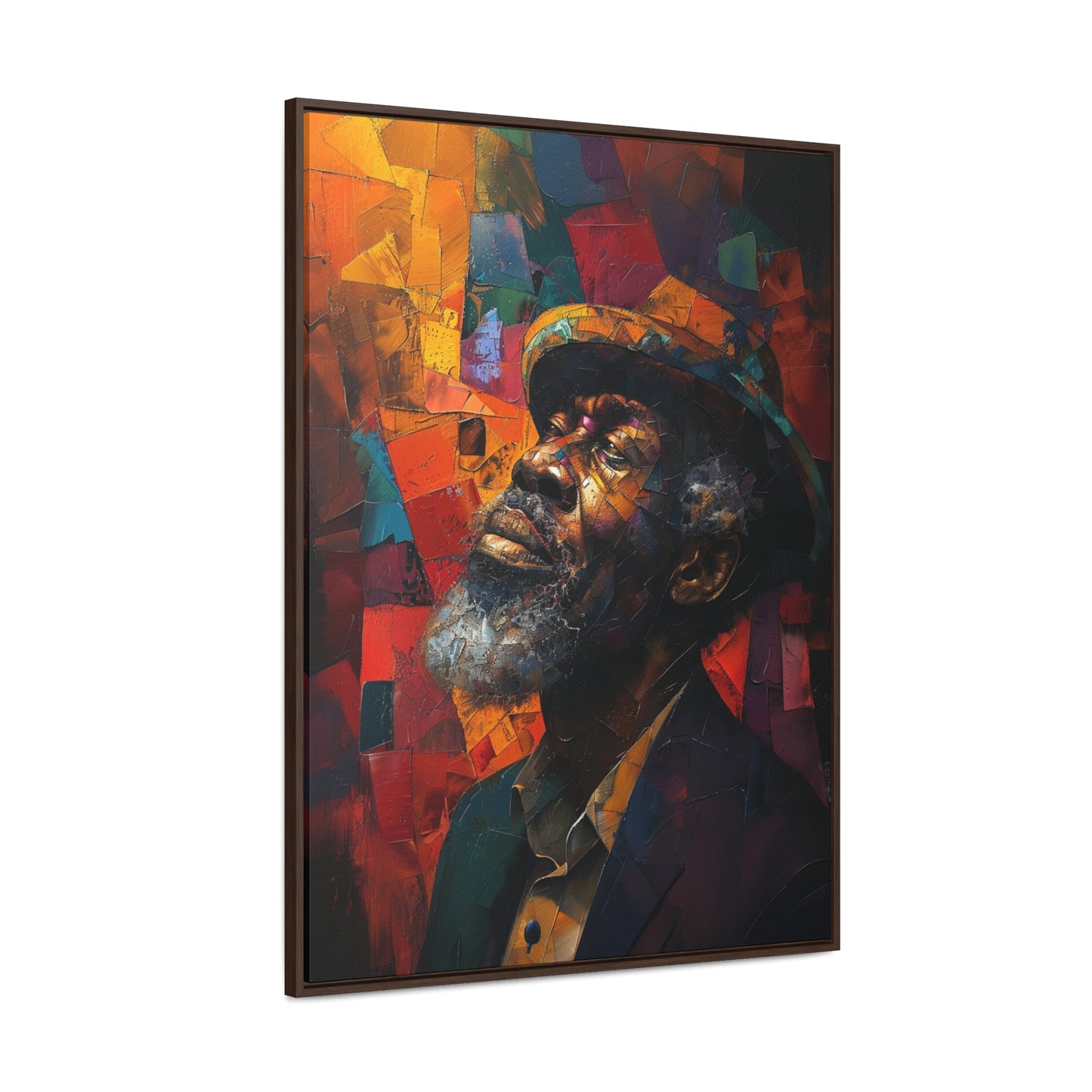 Gratitude's Whisper ተመስገን አምላኬ - Framed Canvas Wall Art