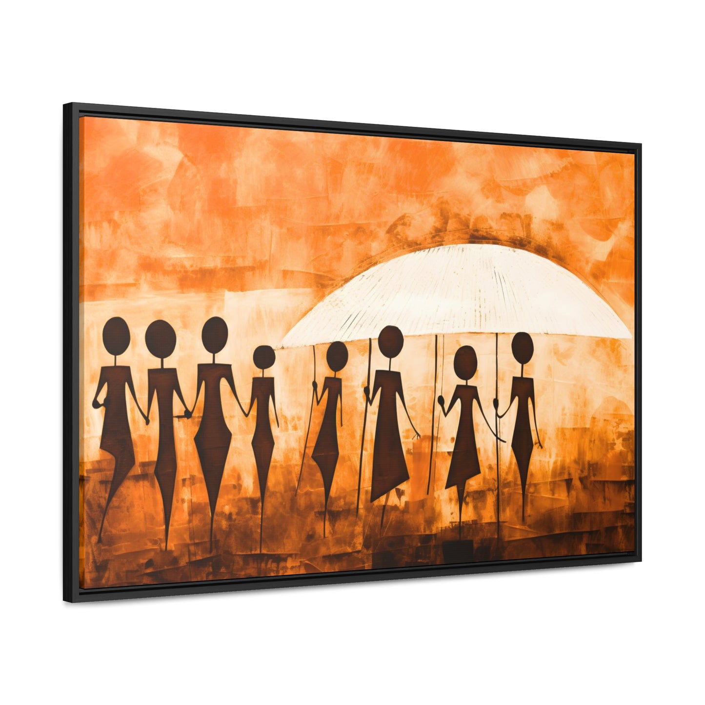 ስንቅ's Divine Design - Framed Canvas Wall Art
