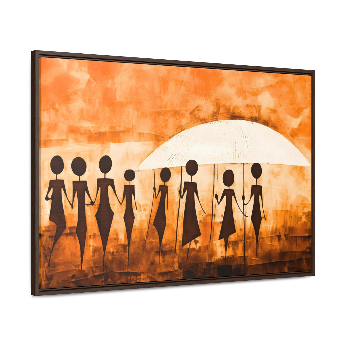 ስንቅ's Divine Design - Framed Canvas Wall Art