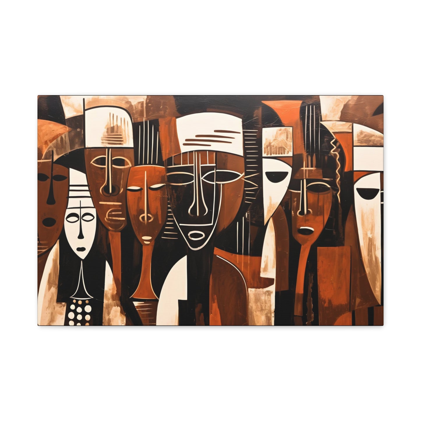 Ancestral Legacy on Ethnic Guise - Canvas Wall Art