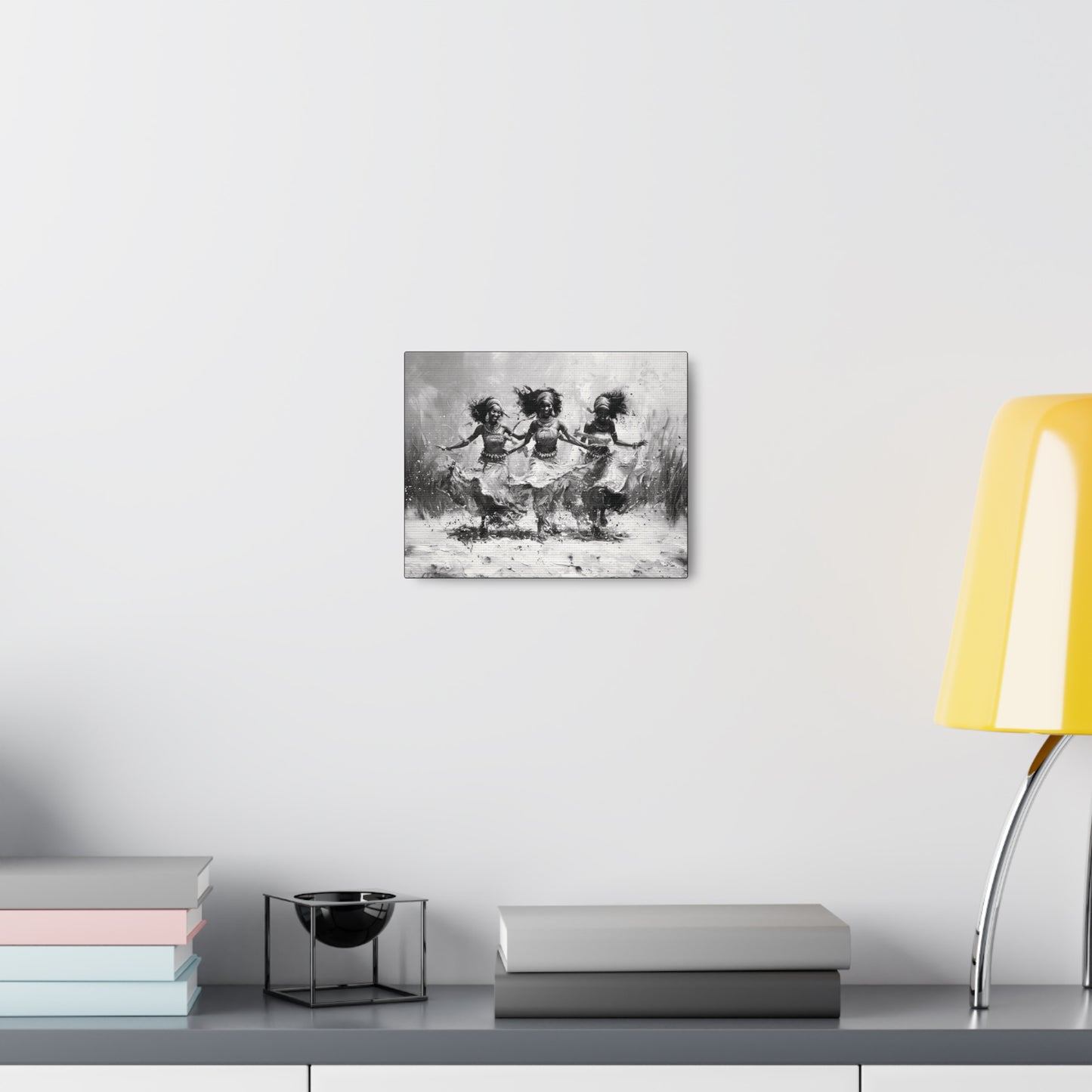 Windswept Rhythm - Canvas b&w Wall Art