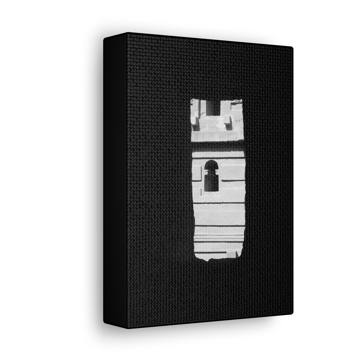 Sacred Portal - Canvas Photography b&w
