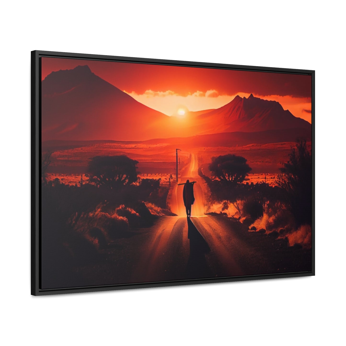 "Not without purpose" - Framed Canvas Wall Art