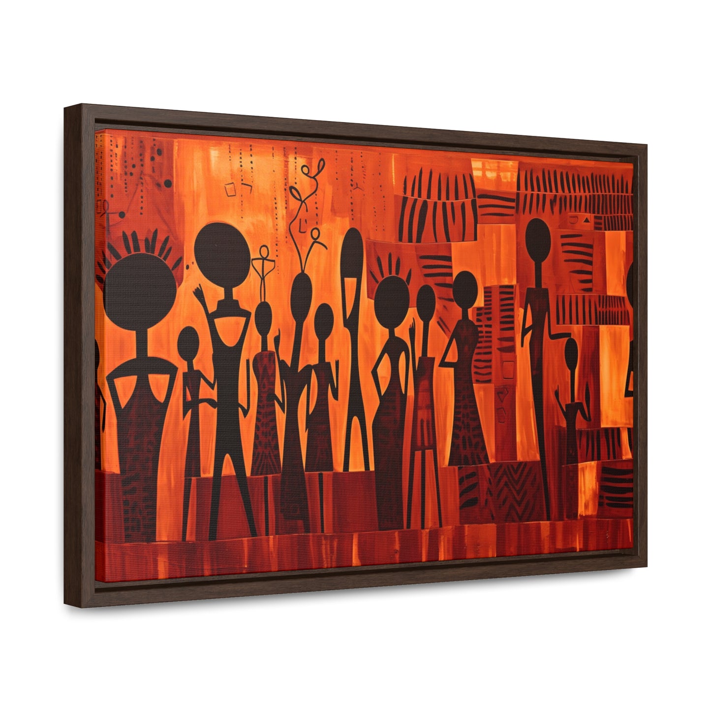 Harmony Unveiled - Framed Canvas Wall Art
