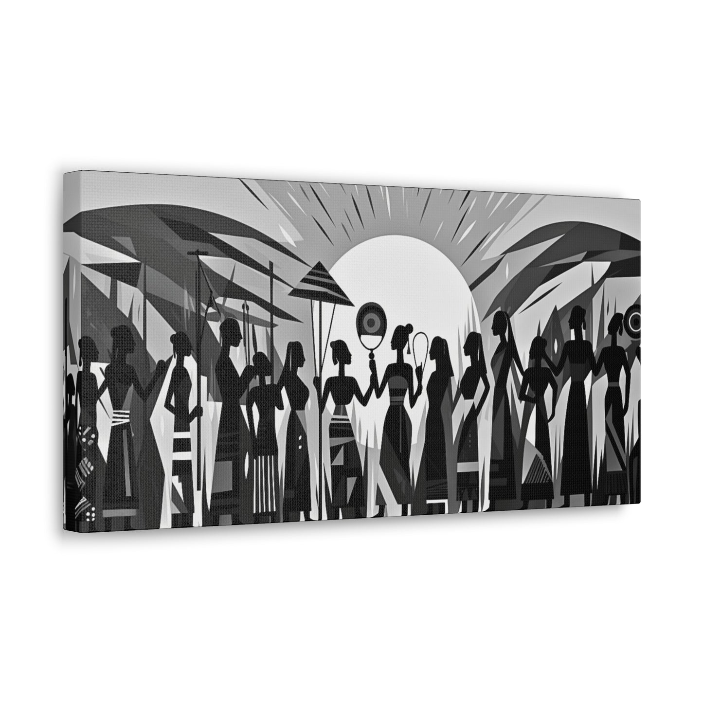 Bereket - Canvas b&w Wall Art