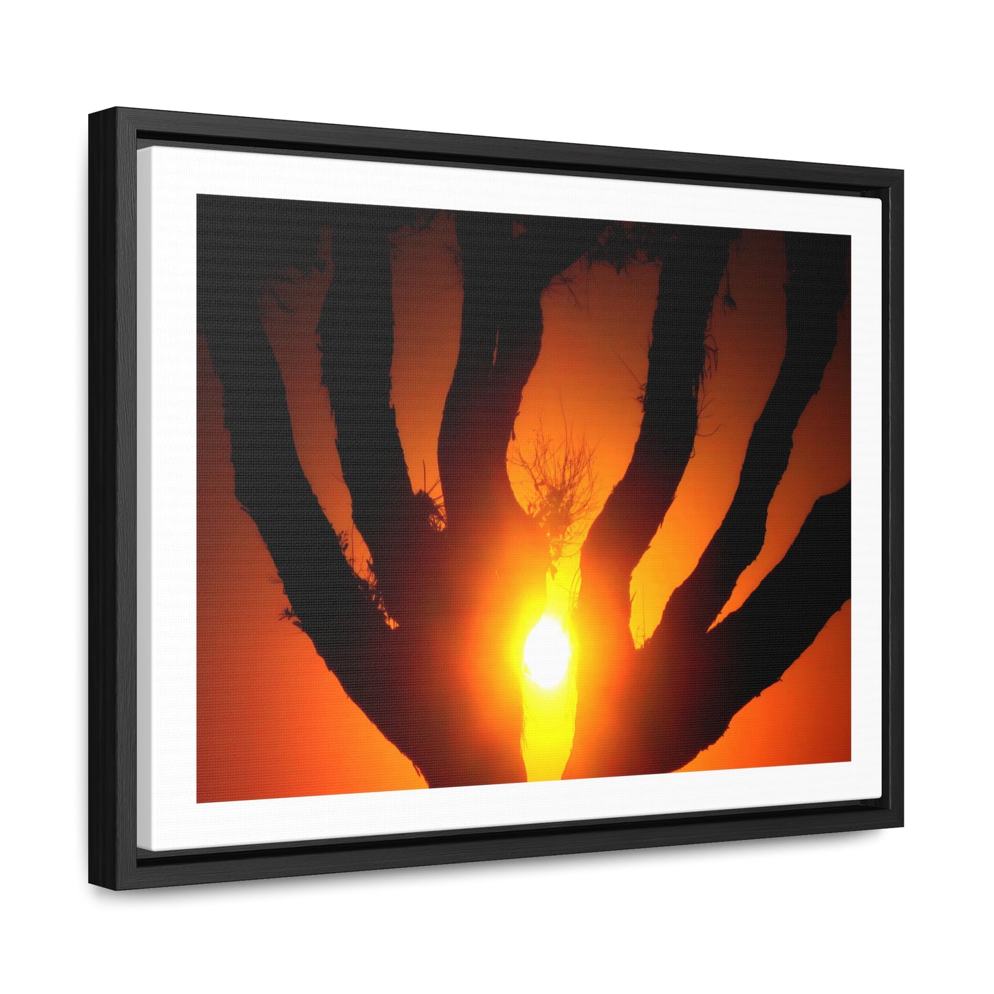 De-Light in the Heart of the Soul - Framed Canvas Photography