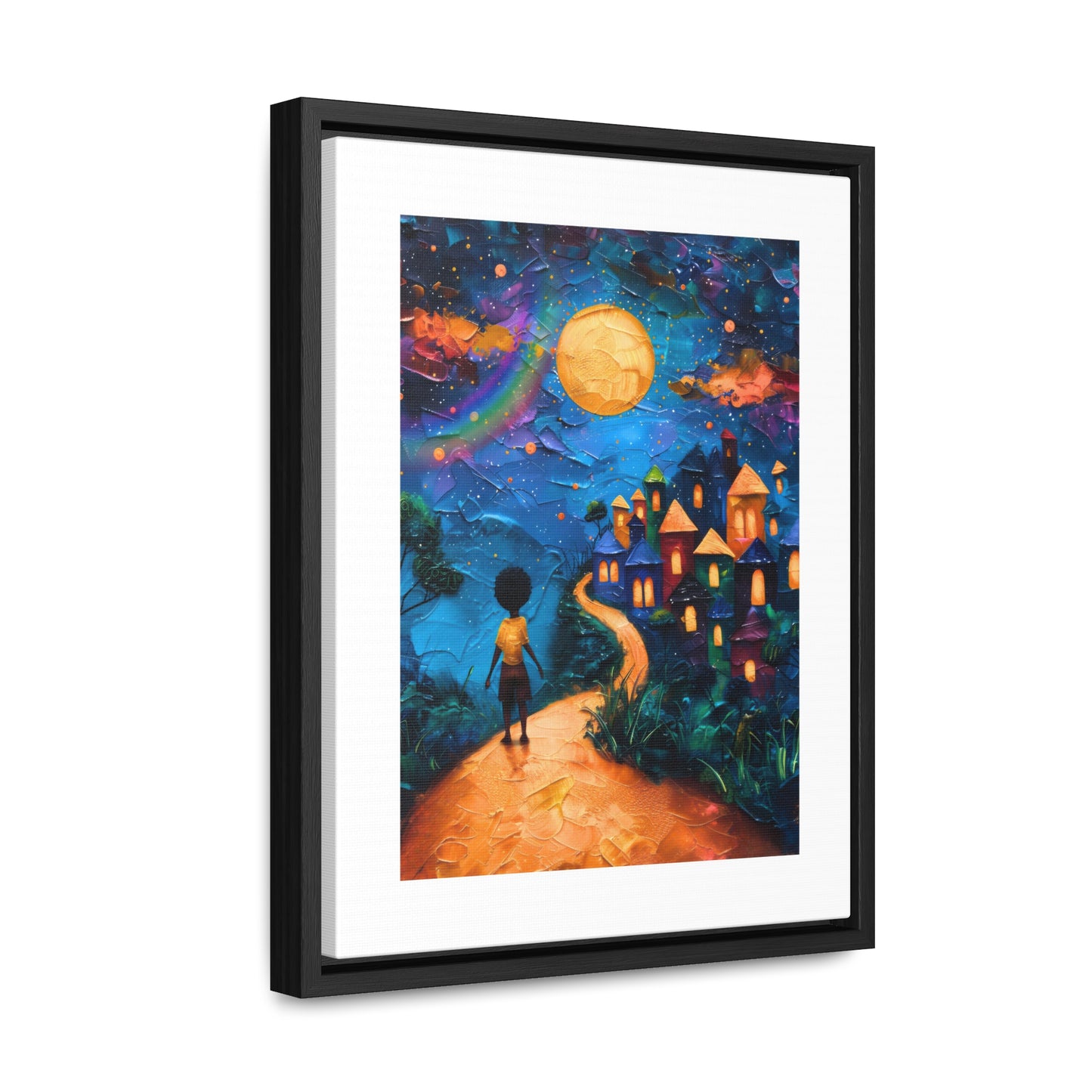 Path to Abundance II - Framed Canvas Wall Art