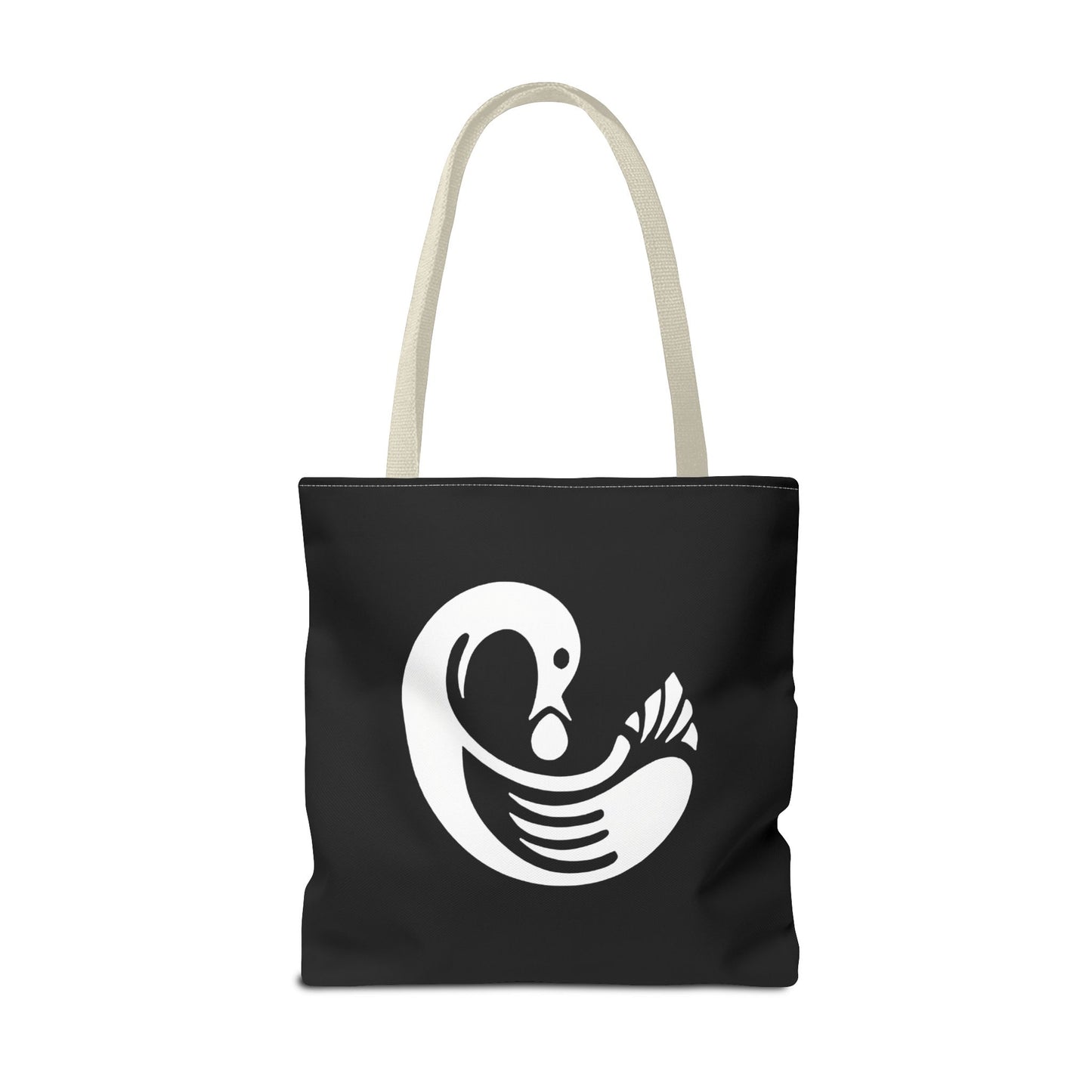 Sankofa & Yin Yang Heartware Symbols Tote Bag