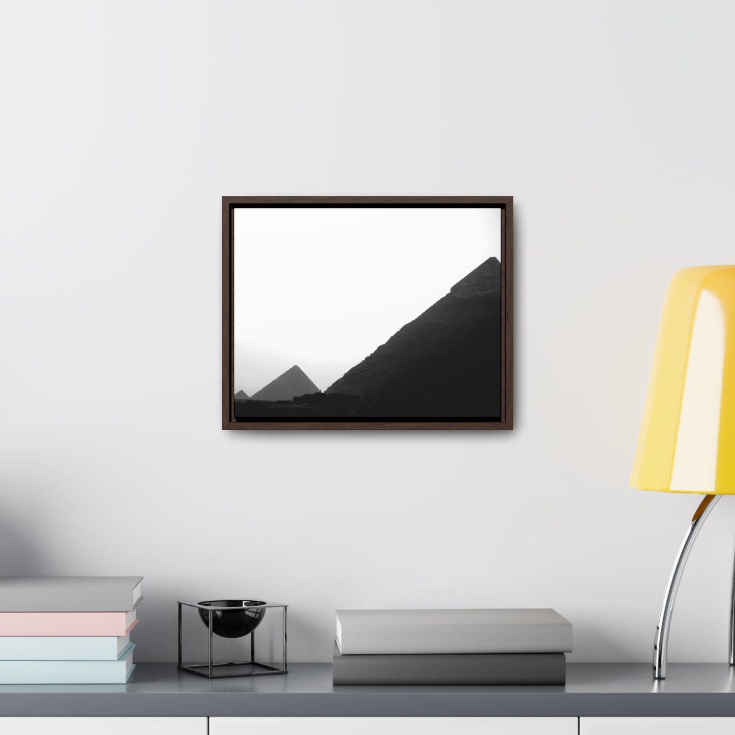 Timeless Echoes - Framed Canvas Photography b&w