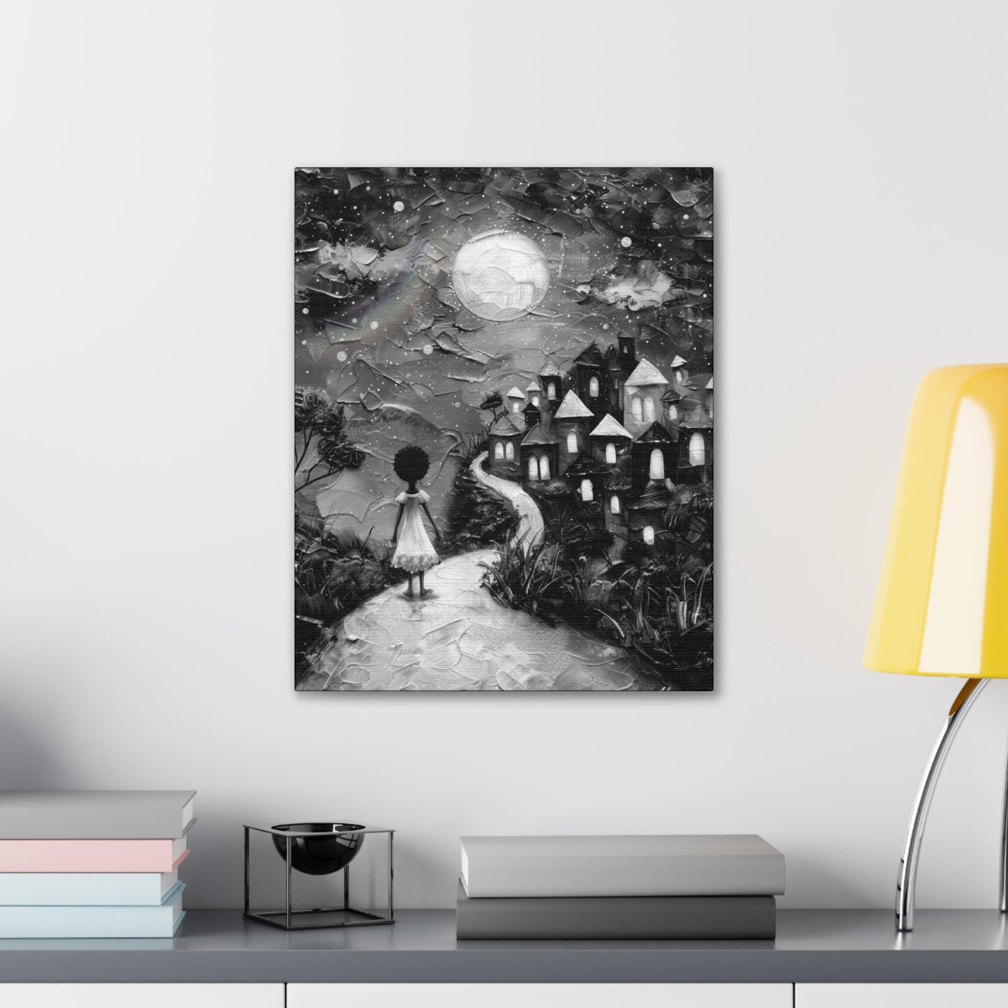 Path to Abundance I - Canvas b&w Wall Art