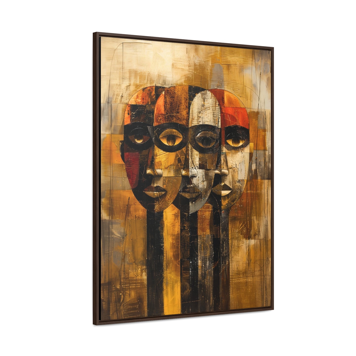 Beneath the Veil - Framed Canvas Wall Art