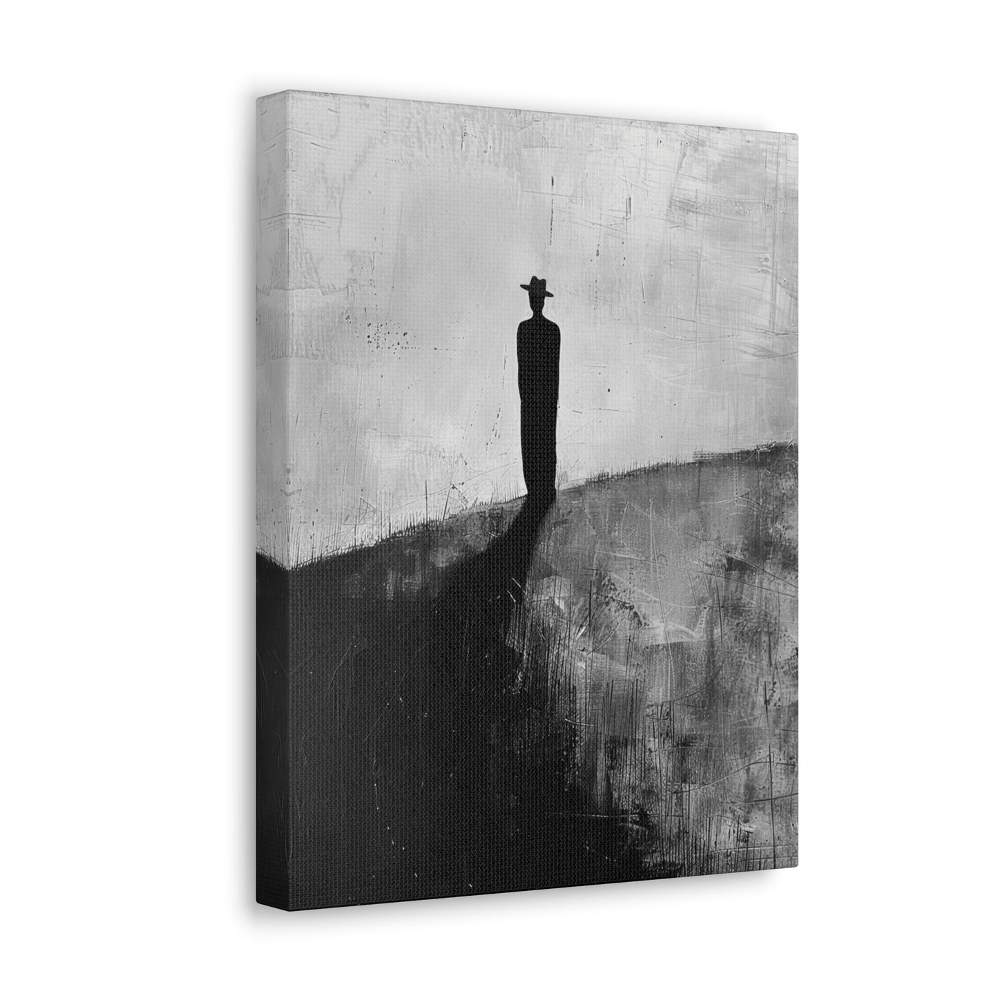 Alone, not Lonely - Canvas b&w Wall Art