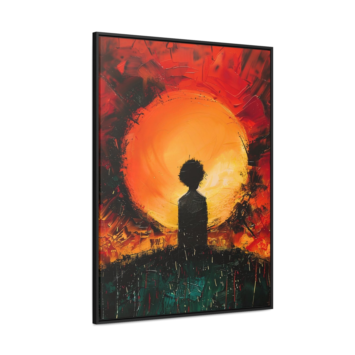 A Dawn of Promise - Framed Canvas Wall Art