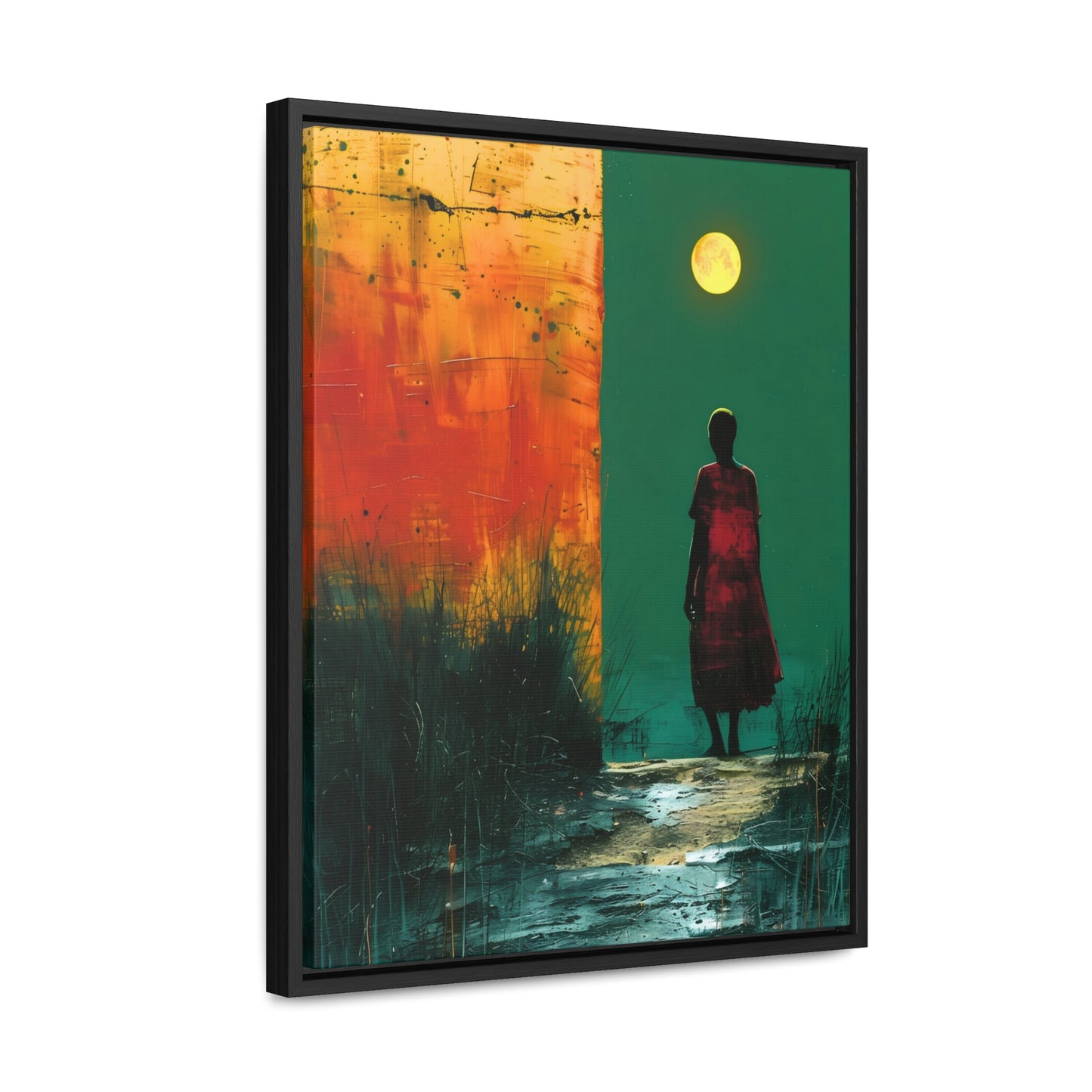 Turned the Corner - Framed Canvas Wall Art