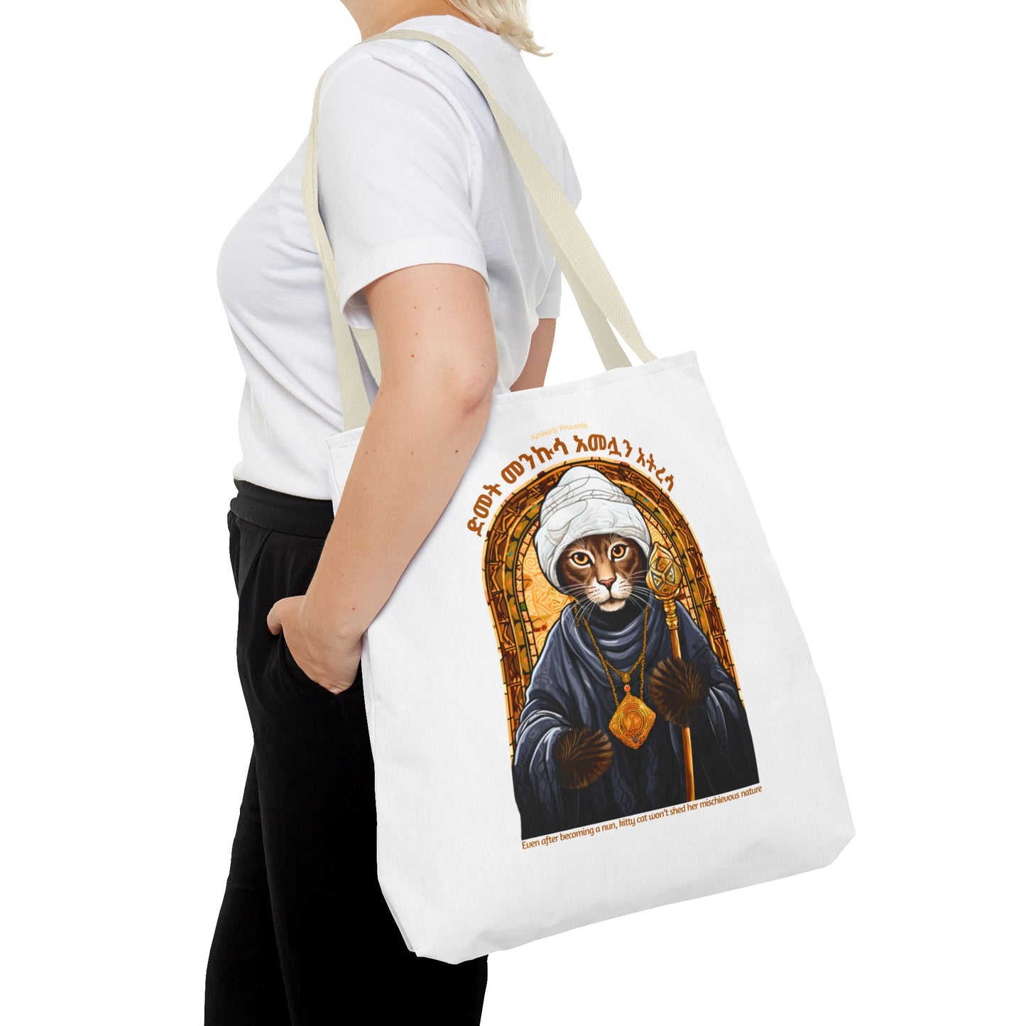 Naughty Proverbs Tote Bag Cats & Dogs