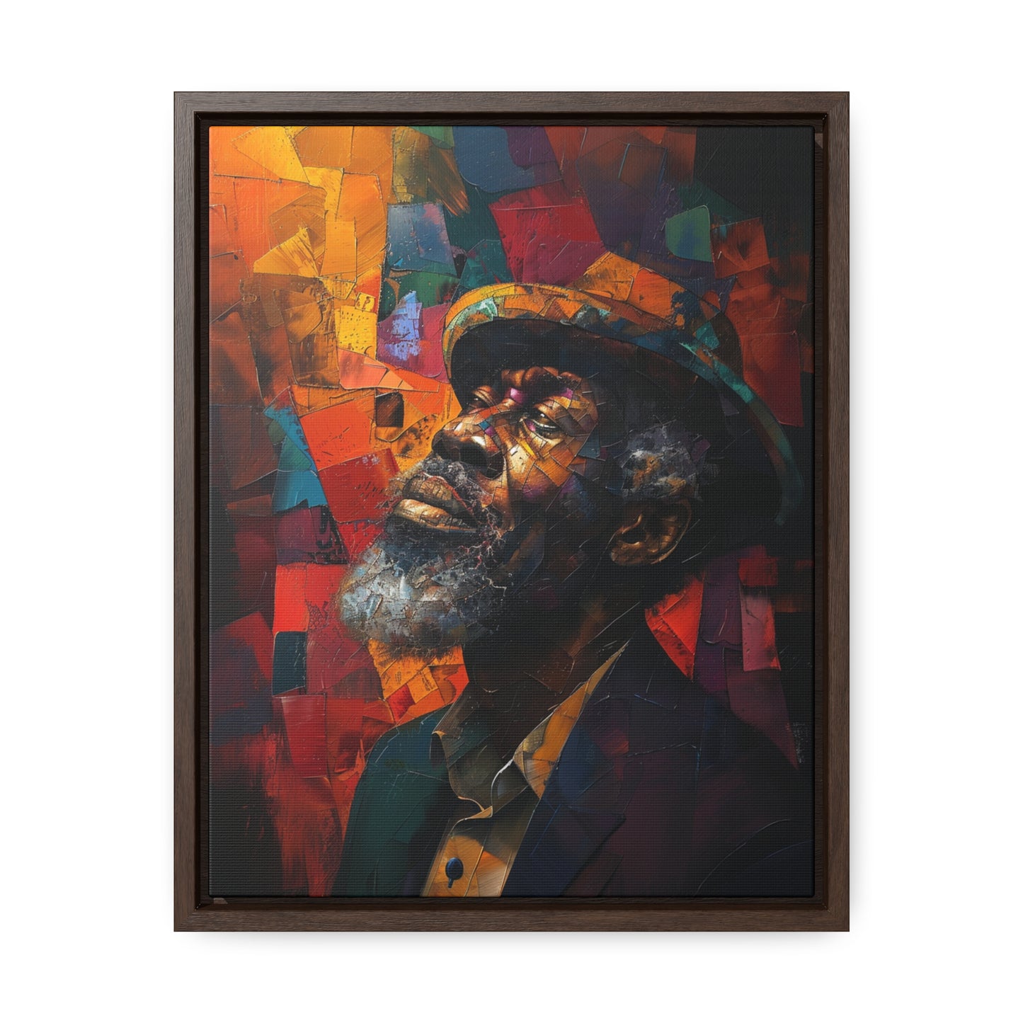 Gratitude's Whisper ተመስገን አምላኬ - Framed Canvas Wall Art