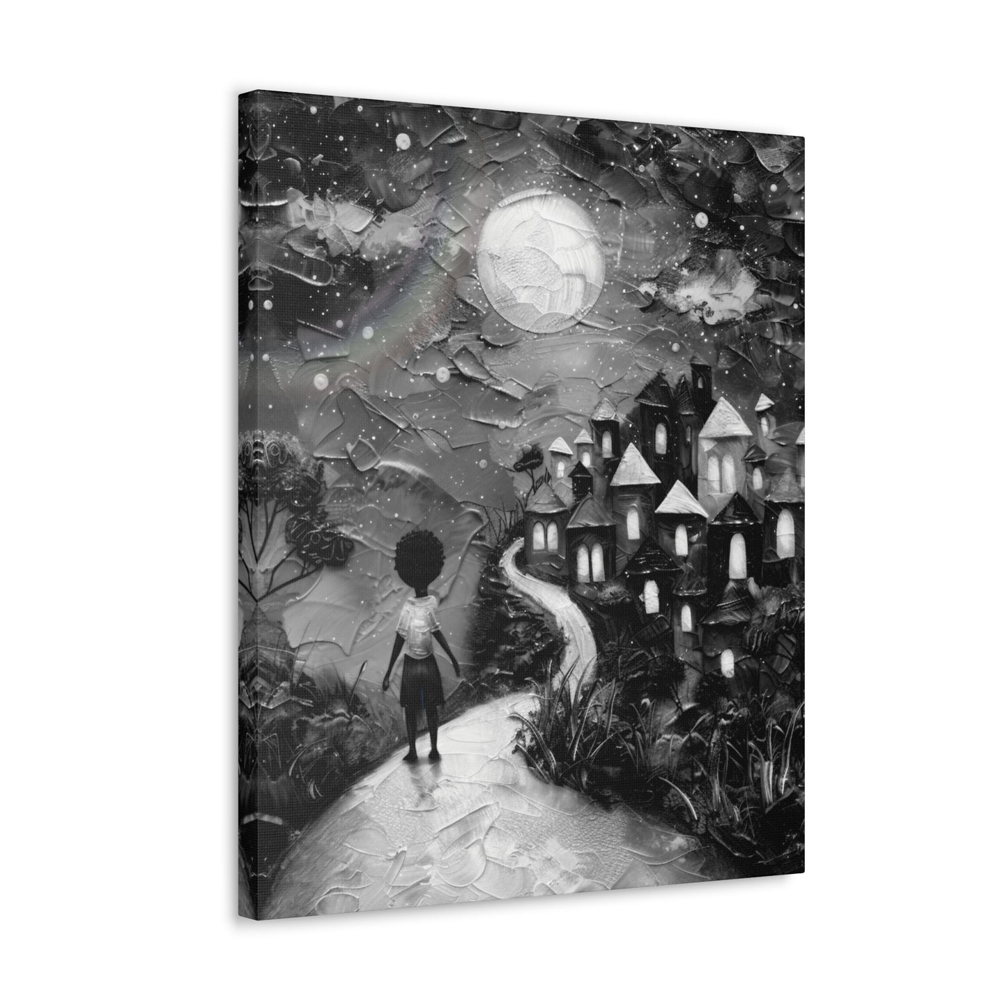 Path to Abundance II - Canvas b&w Wall Art