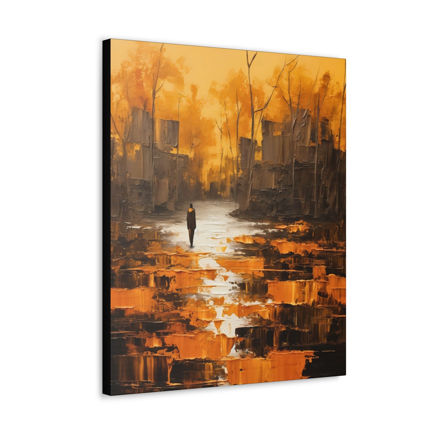 Solitude's Wisdom - Canvas Wall Art