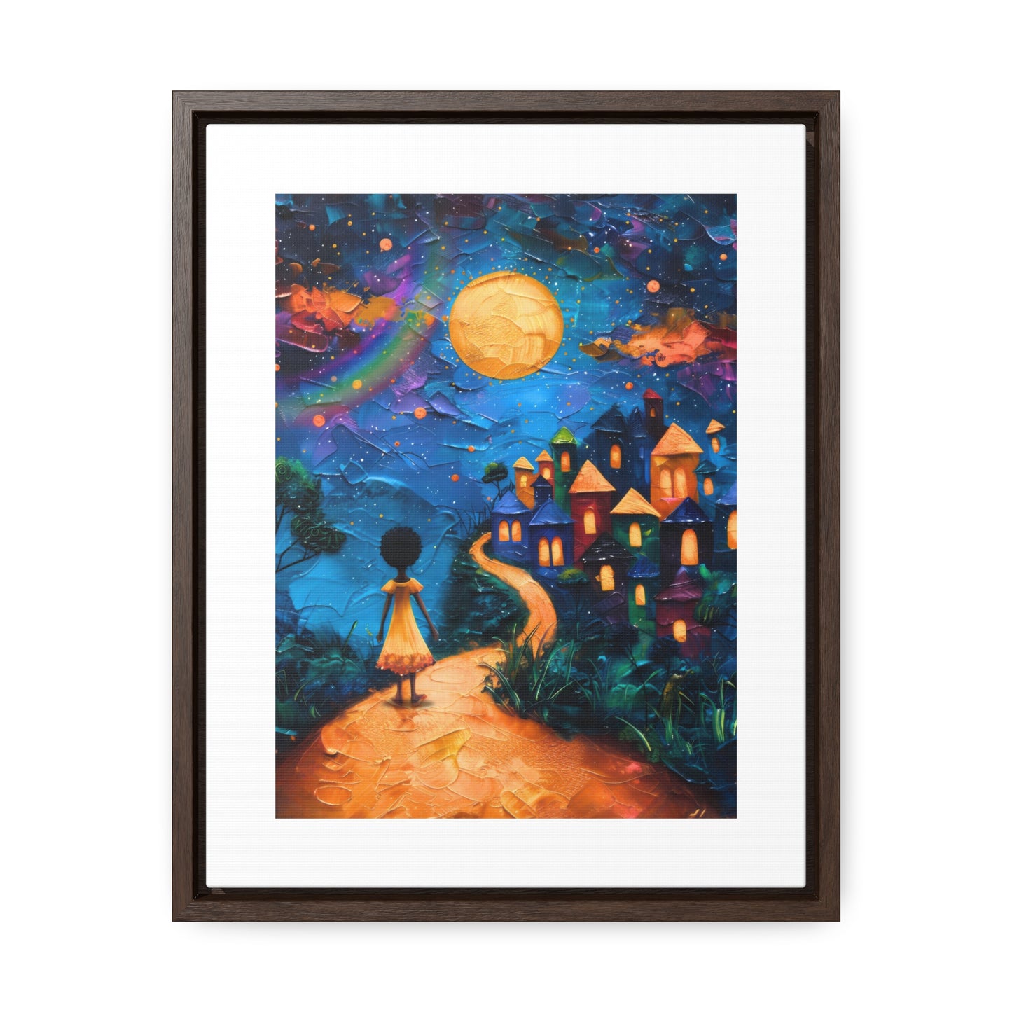 Path to Abundance I - Framed Canvas Wall Art