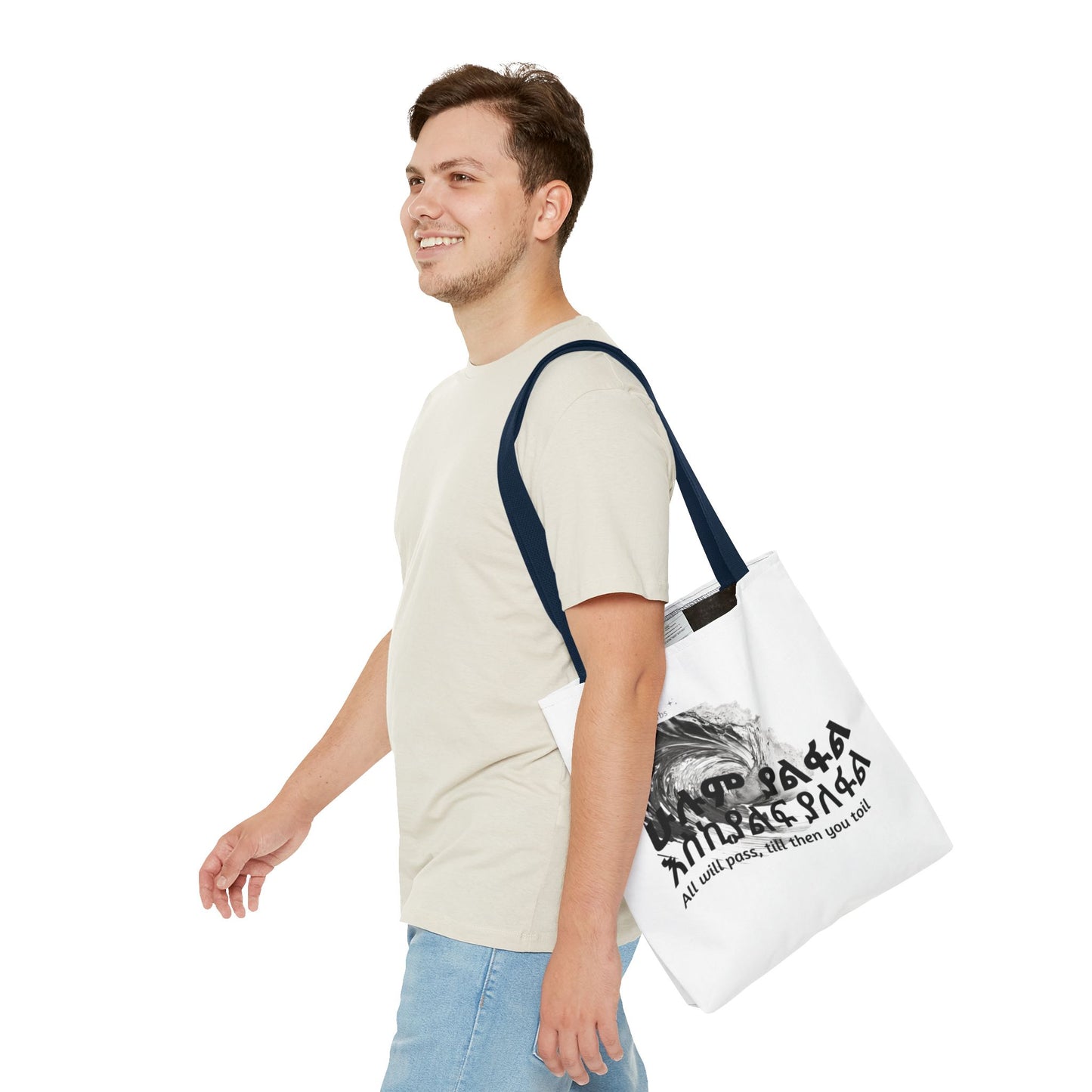 Naughty Proverbs Tote Bag Pain & Greatness