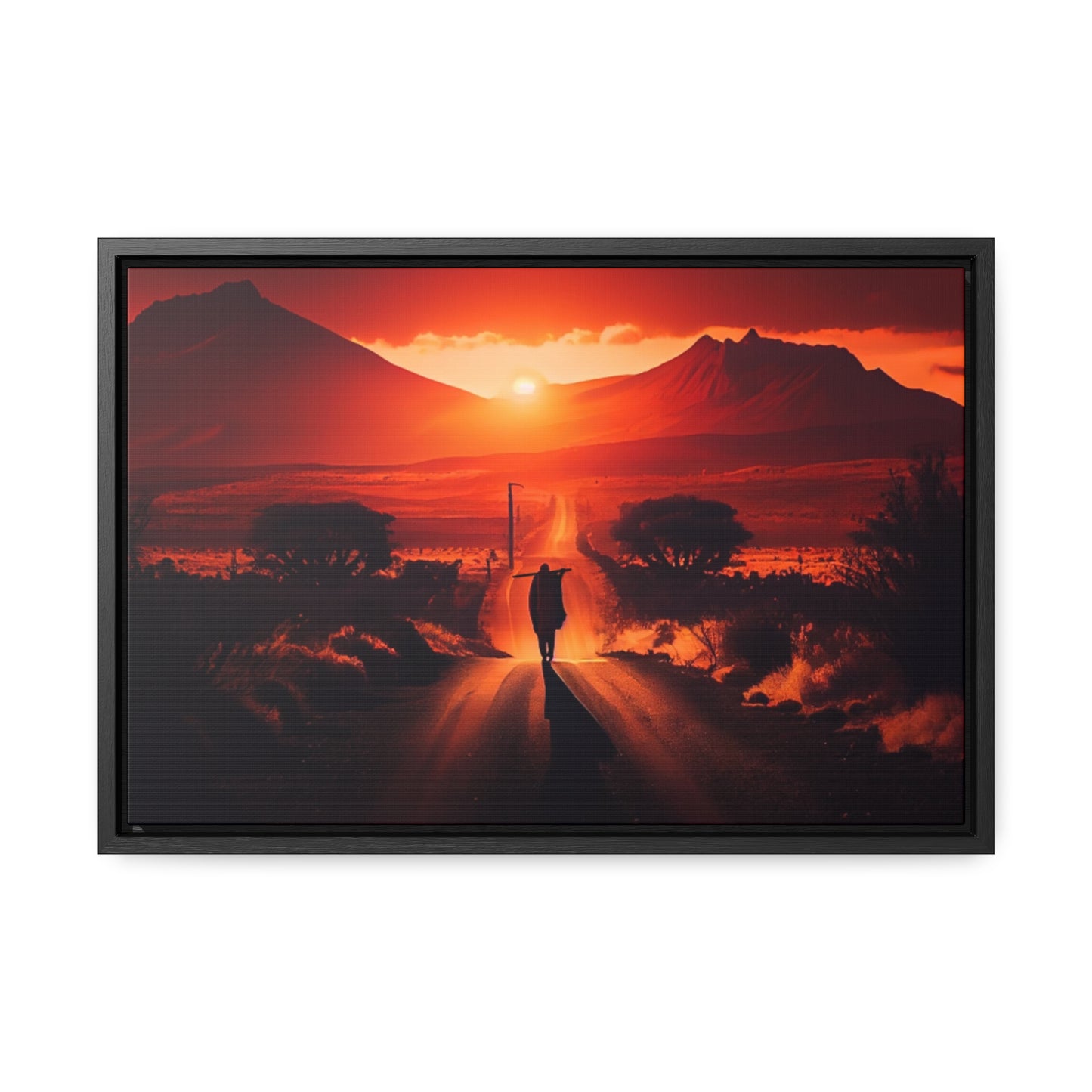 "Not without purpose" - Framed Canvas Wall Art